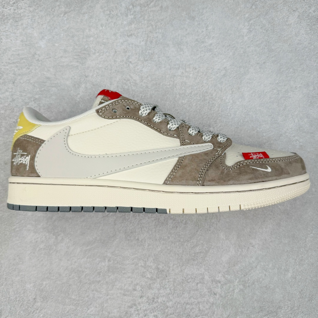 TS x Air Jordan AJ1 Low 倒钩低帮联名定制配色 SJ2068-136 原厂内置气垫魔块 A模大底 头层小牛皮 鞋舌AJ原厂专用牛津布+AJ专用反口珍珠布+原厂无杂质高弹内里海棉+特殊封边弹力鞋带 尺码:36 36.5 37.5 38 38.5 39 40 40.5 41 42 42.5 43 44 44.5 45 46 47.5-选品中心