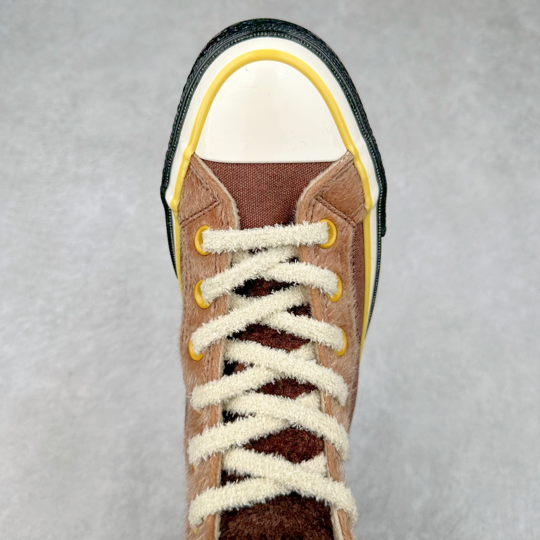 图片[4]-Converse 秋冬加绒新款 匡威动物园 快乐萌宠系列 本次一共以四款萌宠为主题，分别是兔子、羊驼、水豚和猴子，鞋子以 1970s和All Star鞋型为基础，在原有鞋型上做延伸设计，以四款不同颜色，来区分四款可爱的小动物。每款鞋子都随鞋赠送了同主题的毛绒小包，并且每双鞋都配了两双鞋带，一双毛绒鞋带和一双编织鞋带，毛绒绒的鞋子非常适合秋冬季穿着。 尺码：35-44（36.5 37.5 39.5 41.5 42.5）-选品中心