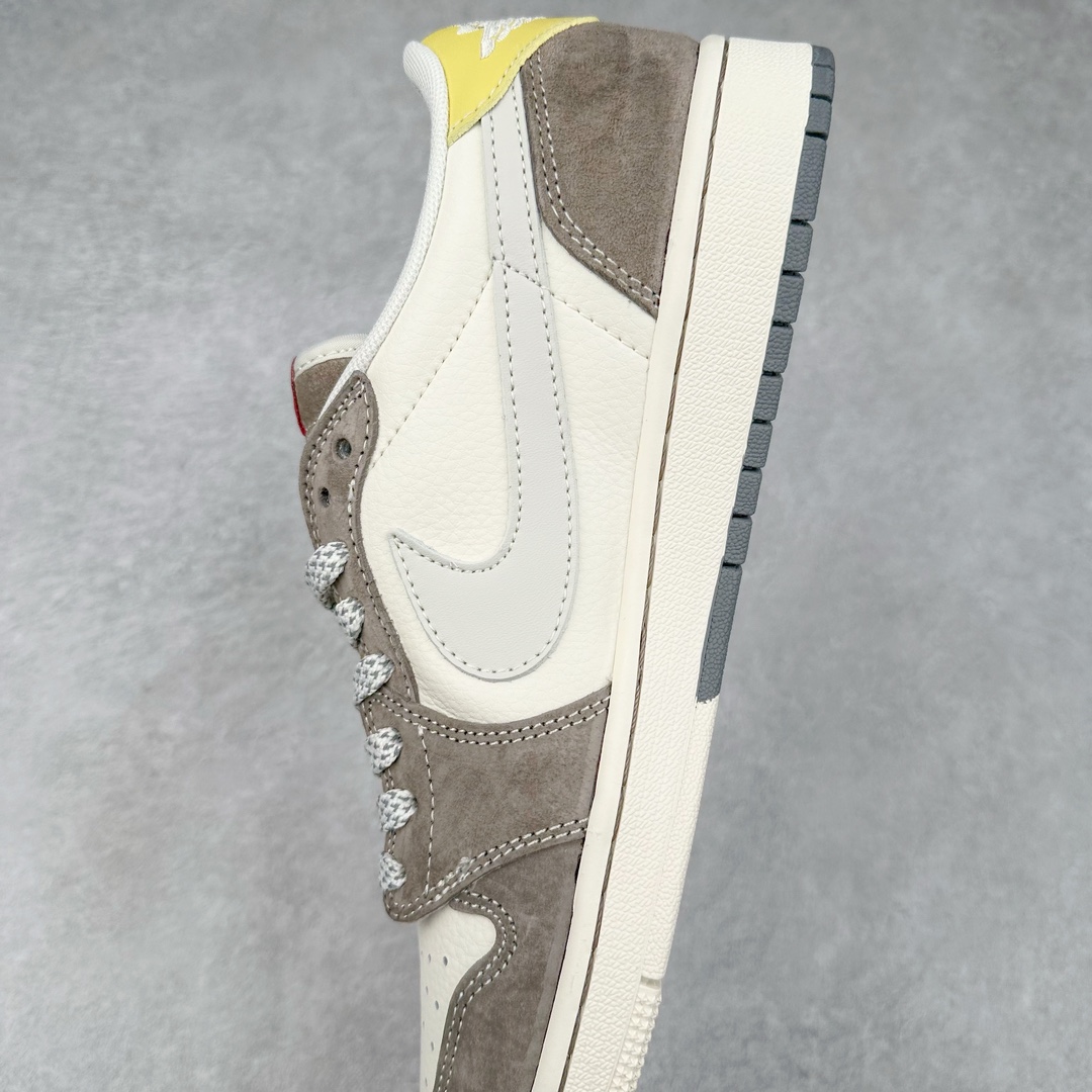 图片[7]-TS x Air Jordan AJ1 Low 倒钩低帮联名定制配色 SJ2068-136 原厂内置气垫魔块 A模大底 头层小牛皮 鞋舌AJ原厂专用牛津布+AJ专用反口珍珠布+原厂无杂质高弹内里海棉+特殊封边弹力鞋带 尺码：36 36.5 37.5 38 38.5 39 40 40.5 41 42 42.5 43 44 44.5 45 46 47.5-选品中心