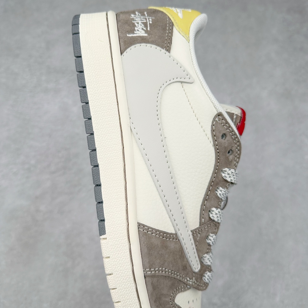 图片[6]-TS x Air Jordan AJ1 Low 倒钩低帮联名定制配色 SJ2068-136 原厂内置气垫魔块 A模大底 头层小牛皮 鞋舌AJ原厂专用牛津布+AJ专用反口珍珠布+原厂无杂质高弹内里海棉+特殊封边弹力鞋带 尺码：36 36.5 37.5 38 38.5 39 40 40.5 41 42 42.5 43 44 44.5 45 46 47.5-选品中心