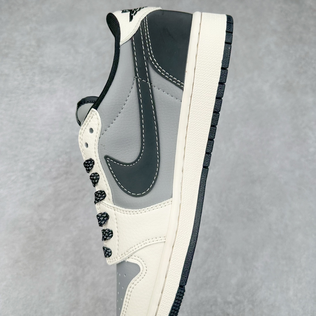 图片[7]-TS x Air Jordan AJ1 Low 倒钩低帮联名定制配色 BB6511-626 原厂内置气垫魔块 A模大底 头层小牛皮 鞋舌AJ原厂专用牛津布+AJ专用反口珍珠布+原厂无杂质高弹内里海棉+特殊封边弹力鞋带 尺码：36 36.5 37.5 38 38.5 39 40 40.5 41 42 42.5 43 44 44.5 45 46 47.5-选品中心