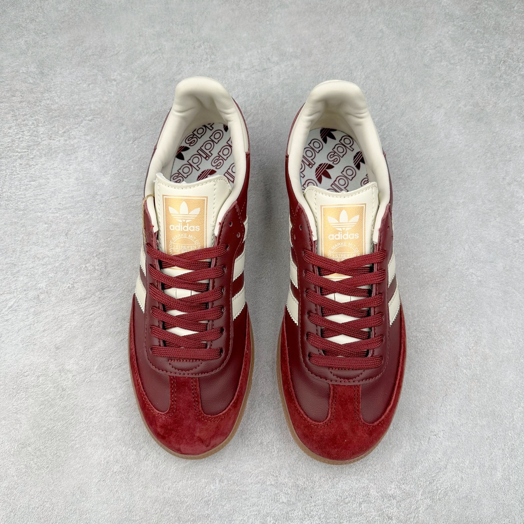 图片[2]-AD Original Samba OG 复古经典轻便板鞋 ID0477 这款桑巴鞋展示了高质量的工艺 带有装饰的超锁缝制和无缝的手感 柔软、柔软的皮革造型和标志性的3条纹完成了精致的外观 正规合身鞋带 鞋面上有绒面鞋垫 橡胶鞋底 享受正畸套筒软感 自50年代首次亮相以来就一直在赢得粉丝的青睐 尺码：36 36.5 37.5 38 38.5 39 40 40.5 41 42 42.5 43 44 44.5 45-选品中心