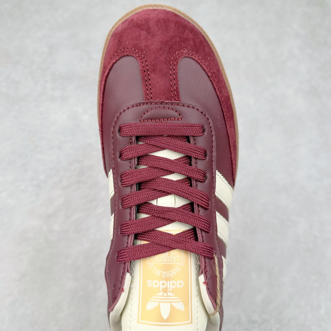 图片[4]-AD Original Samba OG 复古经典轻便板鞋 ID0477 这款桑巴鞋展示了高质量的工艺 带有装饰的超锁缝制和无缝的手感 柔软、柔软的皮革造型和标志性的3条纹完成了精致的外观 正规合身鞋带 鞋面上有绒面鞋垫 橡胶鞋底 享受正畸套筒软感 自50年代首次亮相以来就一直在赢得粉丝的青睐 尺码：36 36.5 37.5 38 38.5 39 40 40.5 41 42 42.5 43 44 44.5 45-选品中心