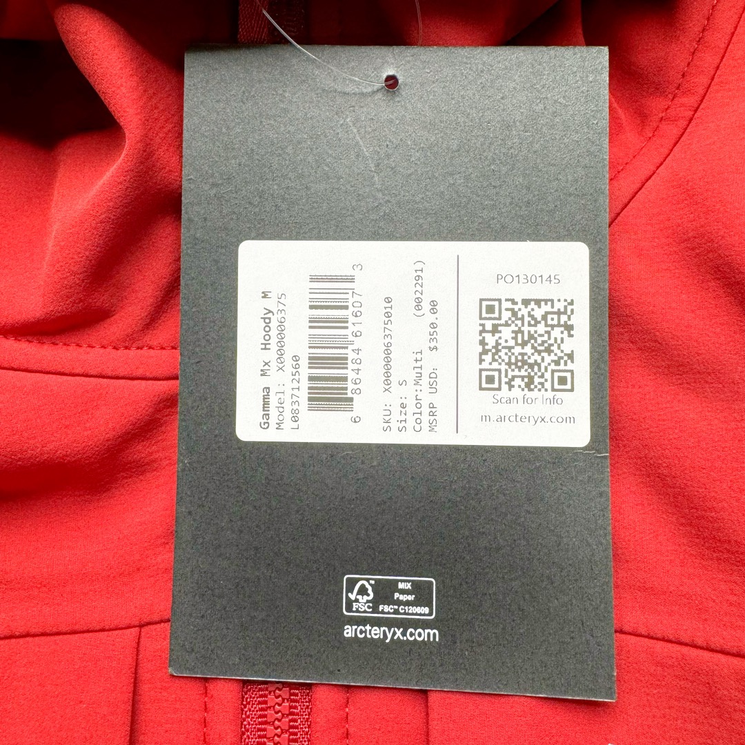 图片[11]-＃TZD Arcteryx GAMMA MX Hoody 始祖鸟户外运动抗风雪混合天气场景透气保暖耐磨连帽夹克加绒冲锋衣 软壳中的旗舰款 原版面料定织开发长达半年 正面科技涂层反面还原高克重拉绒 凸显保暖性 内里全压胶封 原版一致工艺 防水指数28000mm 区别市面各种偷工减料版 百灵达航机刺绣 实拍自鉴 尺码：S M L XL XXL-选品中心