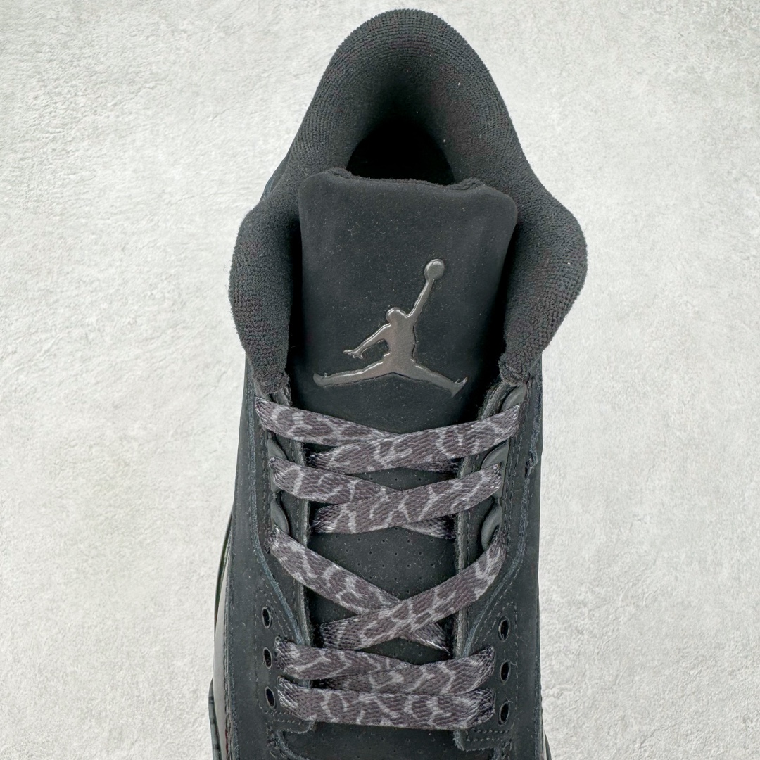 图片[5]-＃OG纯原 Air Jordan AJ3 Retro 黑猫 CK9246-168 原楦原纸板开发 确保原汁原味 原厂皮料质感色泽绝无偏差 完美中底拉帮 原厂中底钢印 原档案大底 如假白送 大底纹路 气垫通透度PU的回弹性均百分百还原 原厂电绣鞋舌飞人刺绣针数立体讲究精细欢迎对比正品原鞋 尺码：36 36.5 37.5 38 38.5 39 40 40.5 41 42 42.5 43 44 44.5 45 46 47.5-选品中心