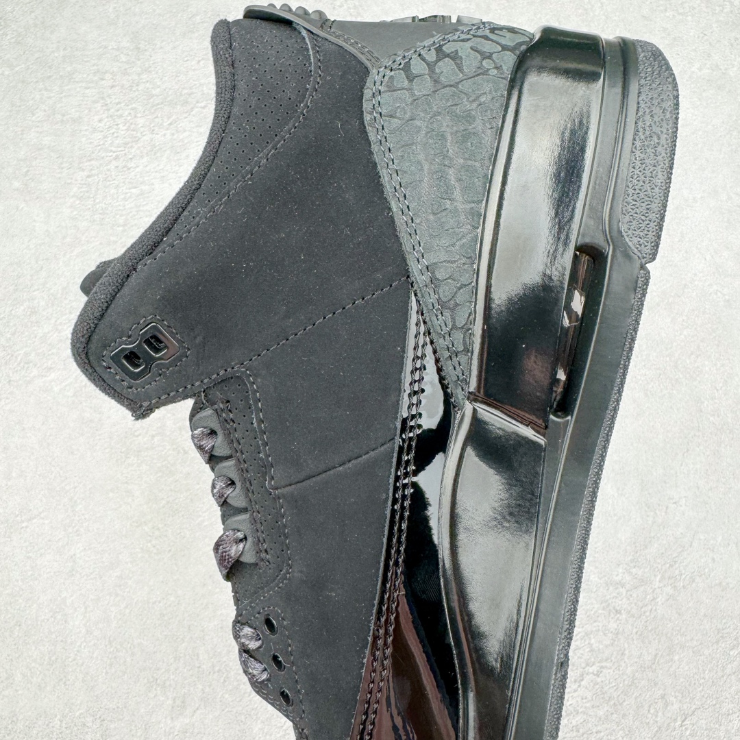 图片[7]-＃OG纯原 Air Jordan AJ3 Retro 黑猫 CK9246-168 原楦原纸板开发 确保原汁原味 原厂皮料质感色泽绝无偏差 完美中底拉帮 原厂中底钢印 原档案大底 如假白送 大底纹路 气垫通透度PU的回弹性均百分百还原 原厂电绣鞋舌飞人刺绣针数立体讲究精细欢迎对比正品原鞋 尺码：36 36.5 37.5 38 38.5 39 40 40.5 41 42 42.5 43 44 44.5 45 46 47.5-选品中心