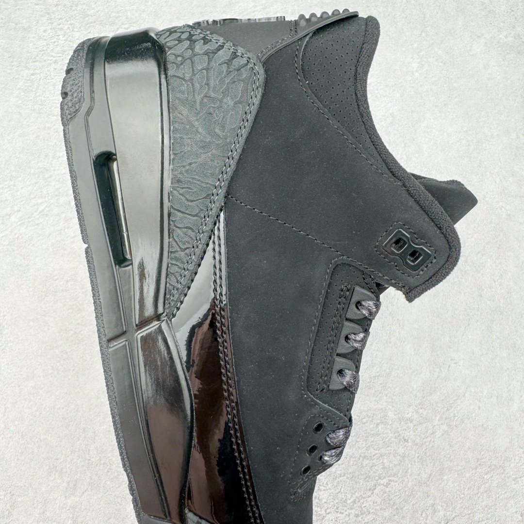 图片[6]-＃OG纯原 Air Jordan AJ3 Retro 黑猫 CK9246-168 原楦原纸板开发 确保原汁原味 原厂皮料质感色泽绝无偏差 完美中底拉帮 原厂中底钢印 原档案大底 如假白送 大底纹路 气垫通透度PU的回弹性均百分百还原 原厂电绣鞋舌飞人刺绣针数立体讲究精细欢迎对比正品原鞋 尺码：36 36.5 37.5 38 38.5 39 40 40.5 41 42 42.5 43 44 44.5 45 46 47.5-选品中心