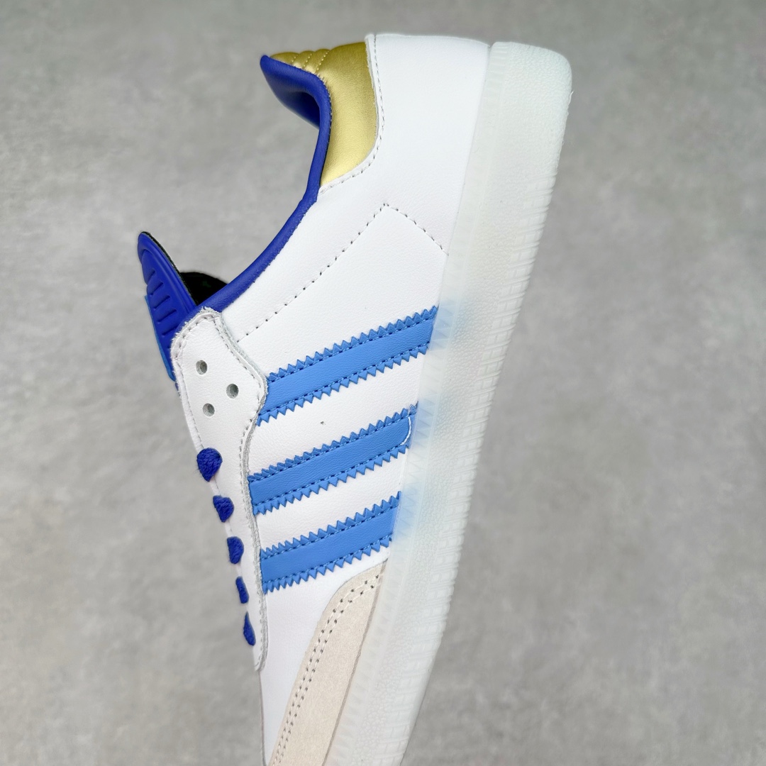 图片[6]-AD Original Samba OG 复古经典轻便板鞋 ID3550 这款桑巴鞋展示了高质量的工艺 带有装饰的超锁缝制和无缝的手感 柔软、柔软的皮革造型和标志性的3条纹完成了精致的外观 正规合身鞋带 鞋面上有绒面鞋垫 橡胶鞋底 享受正畸套筒软感 自50年代首次亮相以来就一直在赢得粉丝的青睐 尺码：36 36.5 37.5 38 38.5 39 40 40.5 41 42 42.5 43 44 44.5 45-选品中心