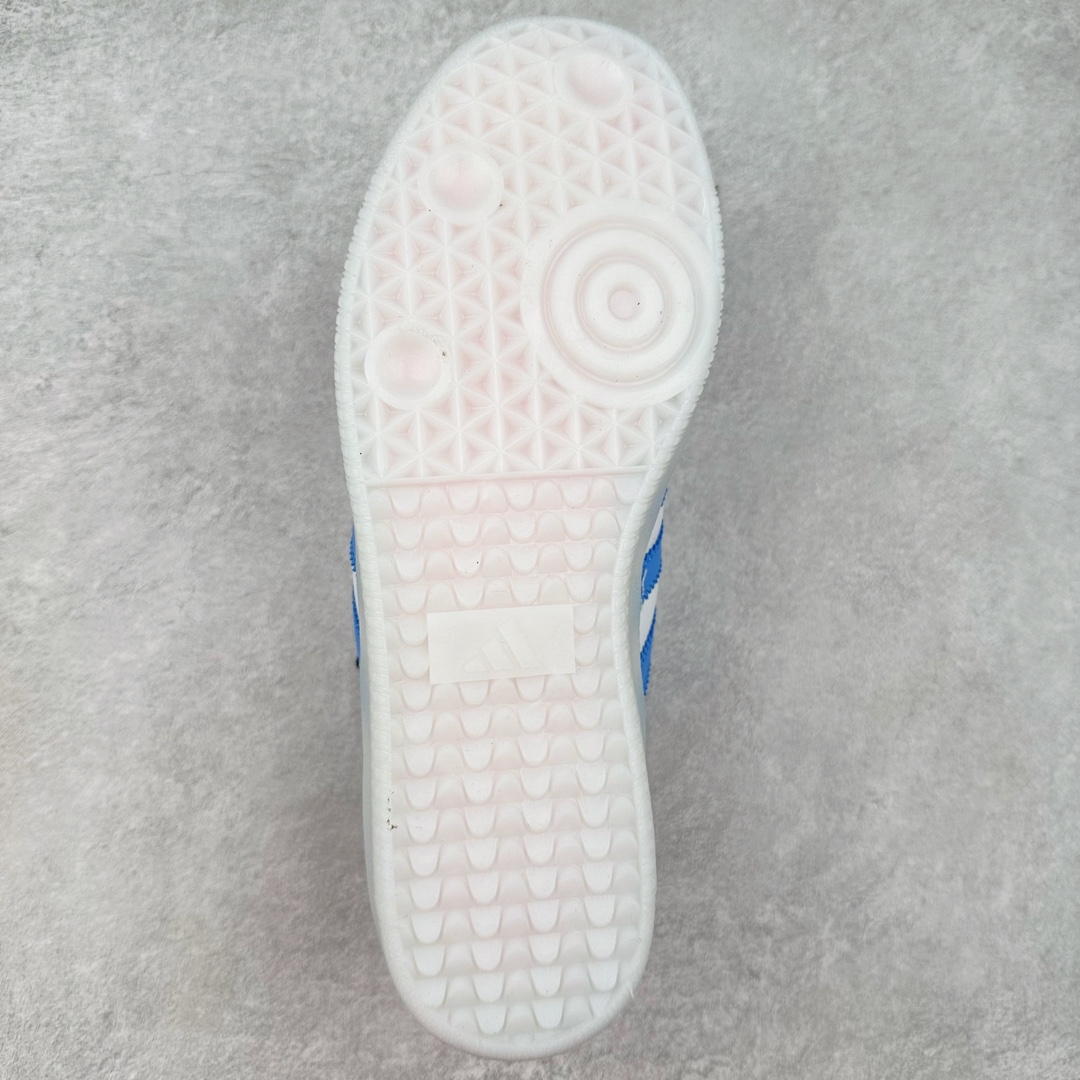 图片[9]-AD Original Samba OG 复古经典轻便板鞋 ID3550 这款桑巴鞋展示了高质量的工艺 带有装饰的超锁缝制和无缝的手感 柔软、柔软的皮革造型和标志性的3条纹完成了精致的外观 正规合身鞋带 鞋面上有绒面鞋垫 橡胶鞋底 享受正畸套筒软感 自50年代首次亮相以来就一直在赢得粉丝的青睐 尺码：36 36.5 37.5 38 38.5 39 40 40.5 41 42 42.5 43 44 44.5 45-选品中心