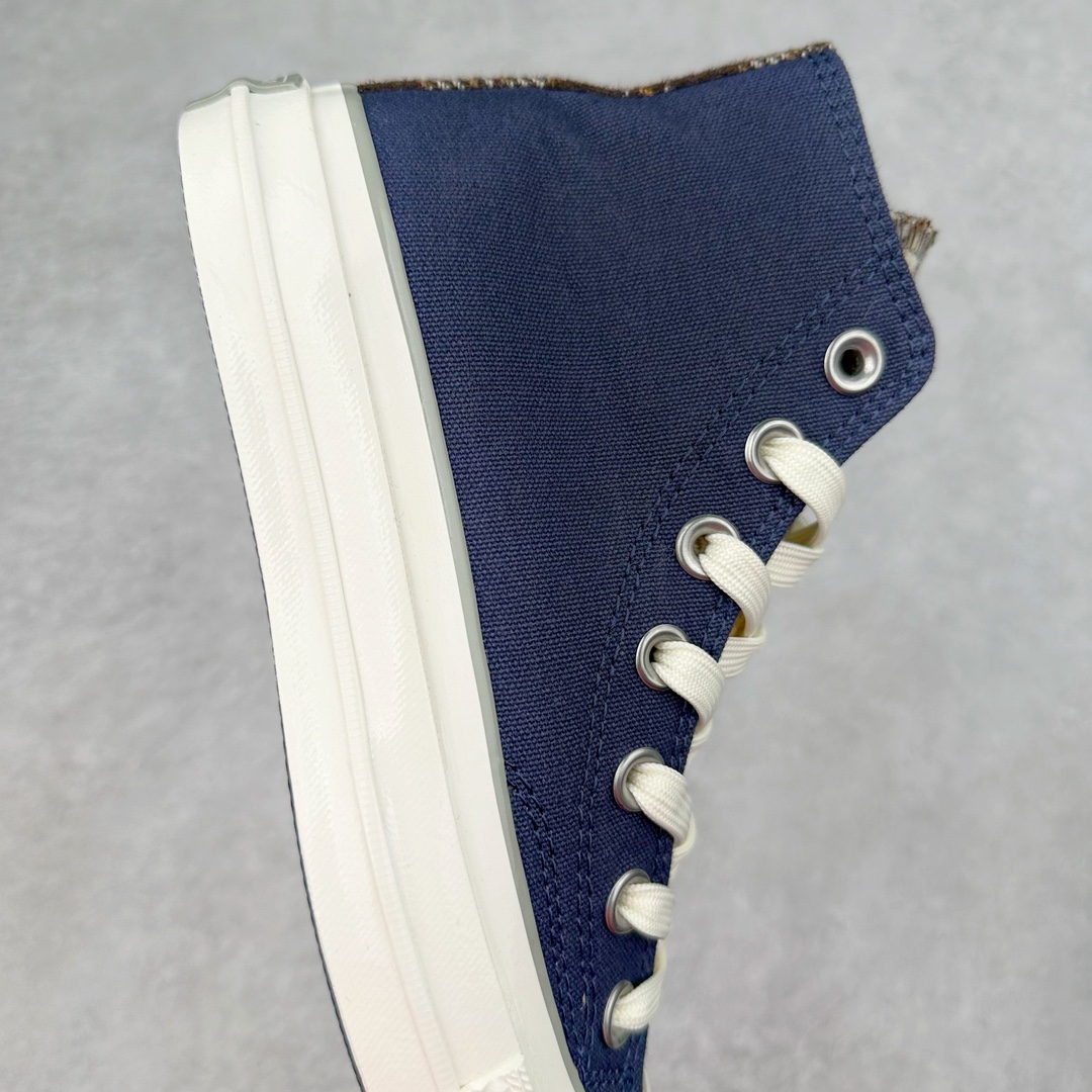 图片[6]-Converse Chuck 1970S毛呢格子 匡威秋冬新款 防滑耐磨帆布鞋 帆布鞋面紧密厚实 耐穿舒适 拼接苏格兰毛妮格子元素 复古风十足 经典银色刺绣品牌贴片 亮眼时尚 秋冬氛围感拉满 货号：A12453C 蓝色 A12452C 红色 尺码：35-44（36.5 37.5 39.5 41.5 42.5）-选品中心