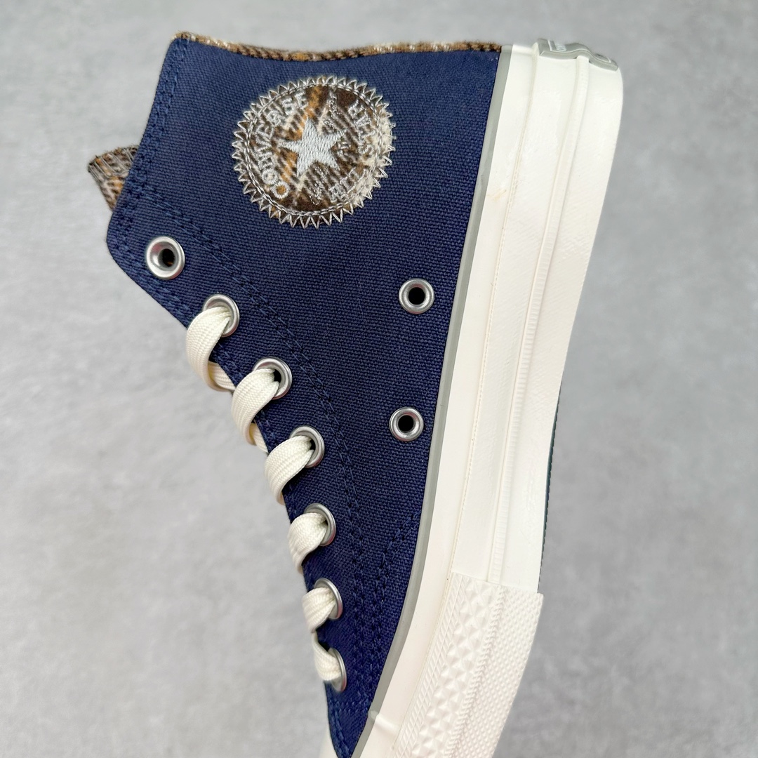 图片[7]-Converse Chuck 1970S毛呢格子 匡威秋冬新款 防滑耐磨帆布鞋 帆布鞋面紧密厚实 耐穿舒适 拼接苏格兰毛妮格子元素 复古风十足 经典银色刺绣品牌贴片 亮眼时尚 秋冬氛围感拉满 货号：A12453C 蓝色 A12452C 红色 尺码：35-44（36.5 37.5 39.5 41.5 42.5）-选品中心