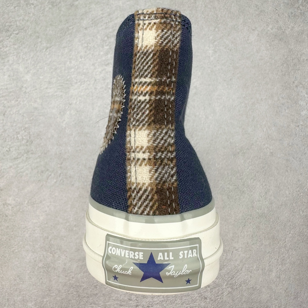 图片[8]-Converse Chuck 1970S毛呢格子 匡威秋冬新款 防滑耐磨帆布鞋 帆布鞋面紧密厚实 耐穿舒适 拼接苏格兰毛妮格子元素 复古风十足 经典银色刺绣品牌贴片 亮眼时尚 秋冬氛围感拉满 货号：A12453C 蓝色 A12452C 红色 尺码：35-44（36.5 37.5 39.5 41.5 42.5）-选品中心
