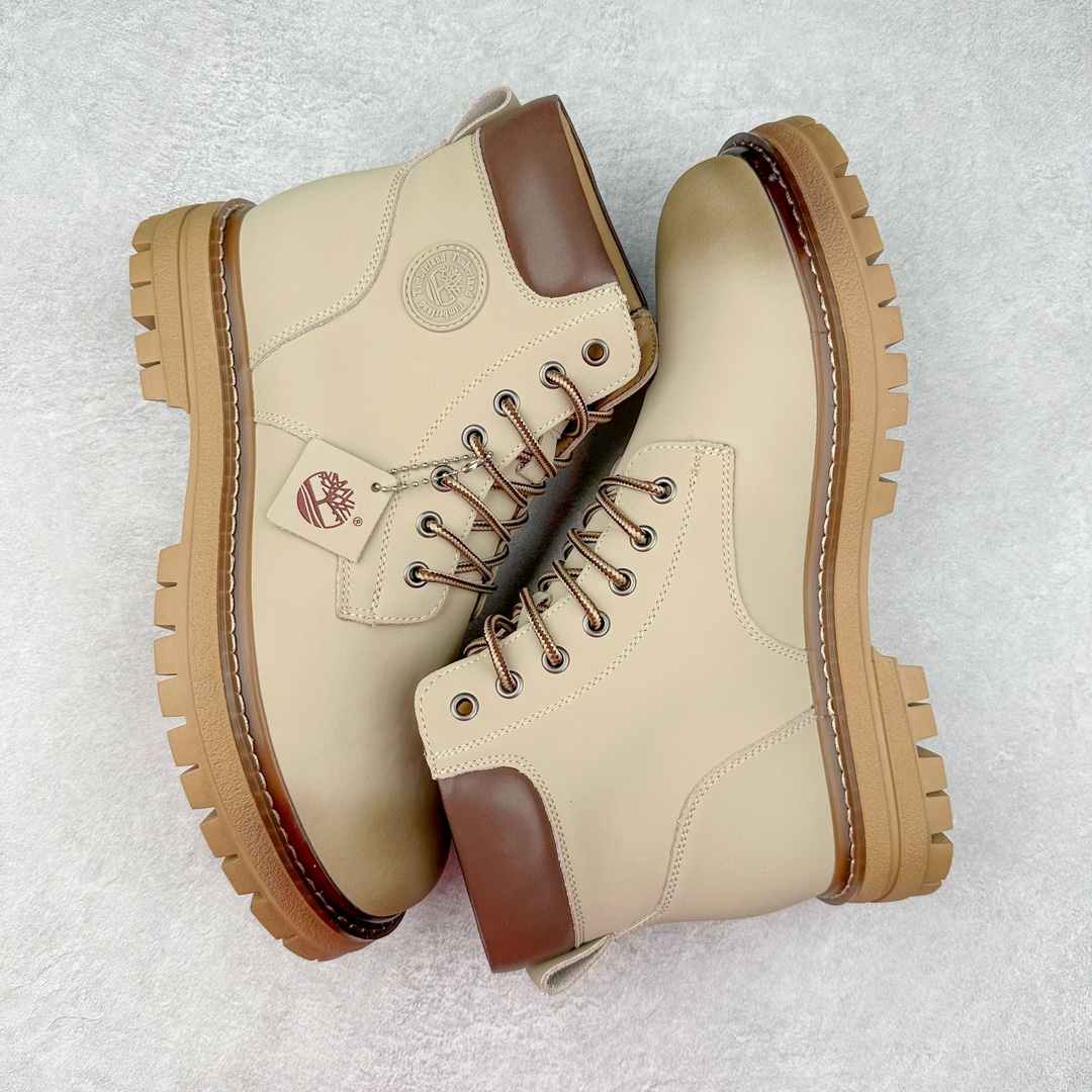 图片[3]-Timberland添柏岚/天伯伦户外高帮休闲大黄靴系列 #广东大厂品质 原盒原包装 #24ss新款 时尚潮流搭配 面料采用意大利🇮🇹顶级磨砂细纹牛皮 搭配防臭防腐真皮乳胶鞋垫 大底到五金都是代工厂原材料制作 同原版固特异永不开胶工艺 好货不杀猪 首单质量严格把控 全网独家首发 品质毋庸置疑 全套官网统一包装 给您完美的穿着体验 质量考究耐穿 型男必备 专治不帅 高品质脚感一流 今年冬季防寒户外专用 日常随意搭配 尺码：38 39 40 41 42 43 44（皮鞋码）-选品中心