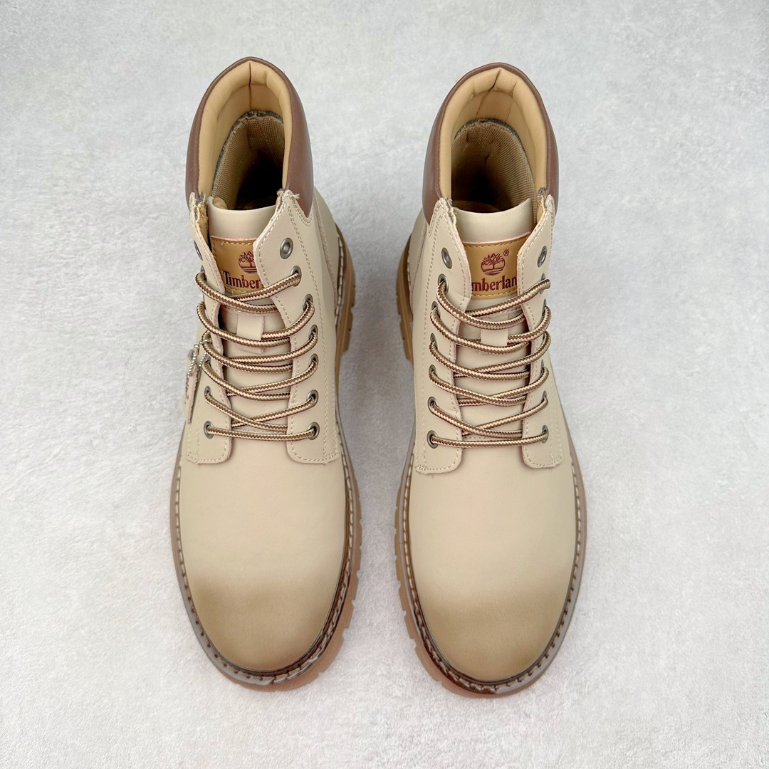 图片[2]-Timberland添柏岚/天伯伦户外高帮休闲大黄靴系列 #广东大厂品质 原盒原包装 #24ss新款 时尚潮流搭配 面料采用意大利🇮🇹顶级磨砂细纹牛皮 搭配防臭防腐真皮乳胶鞋垫 大底到五金都是代工厂原材料制作 同原版固特异永不开胶工艺 好货不杀猪 首单质量严格把控 全网独家首发 品质毋庸置疑 全套官网统一包装 给您完美的穿着体验 质量考究耐穿 型男必备 专治不帅 高品质脚感一流 今年冬季防寒户外专用 日常随意搭配 尺码：38 39 40 41 42 43 44（皮鞋码）-选品中心