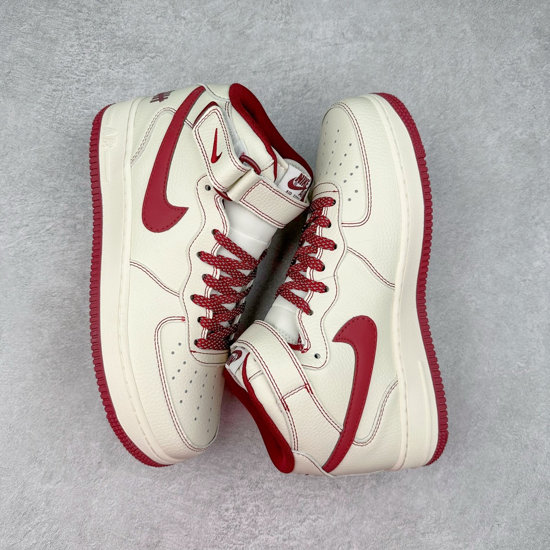 图片[3]-NK Air Force 1 Mid 空军一号中帮高帮百搭休闲运动板鞋 UM2369-015 柔软、弹性十足的缓震性能和出色的中底设计 横跨复古与现代的外型结合 造就出风靡全球三十多年的Force 1 尺码：36 36.5 37.5 38 38.5 39 40 40.5 41 42 42.5 43 44 44.5 45-选品中心