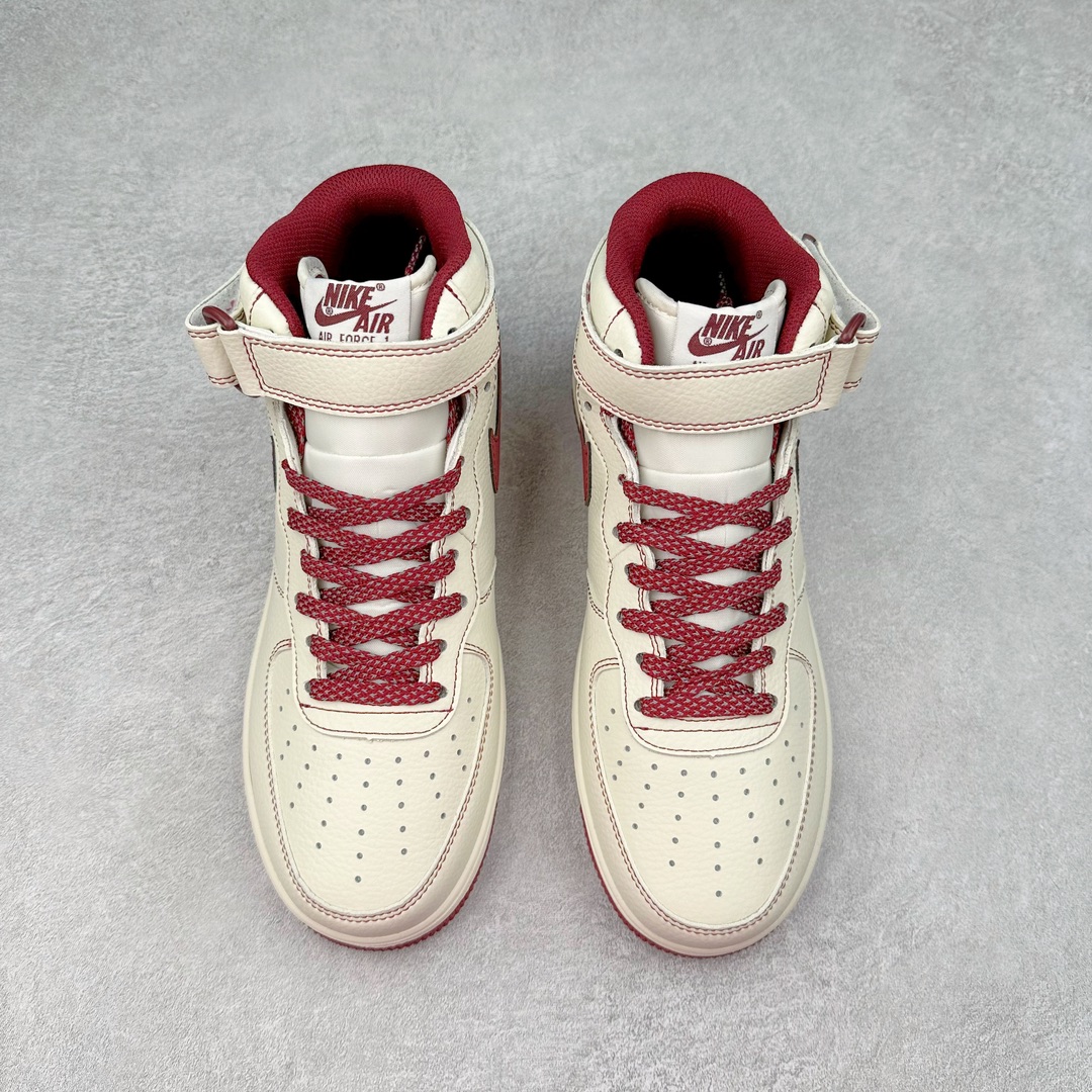 图片[2]-NK Air Force 1 Mid 空军一号中帮高帮百搭休闲运动板鞋 UM2369-015 柔软、弹性十足的缓震性能和出色的中底设计 横跨复古与现代的外型结合 造就出风靡全球三十多年的Force 1 尺码：36 36.5 37.5 38 38.5 39 40 40.5 41 42 42.5 43 44 44.5 45-选品中心