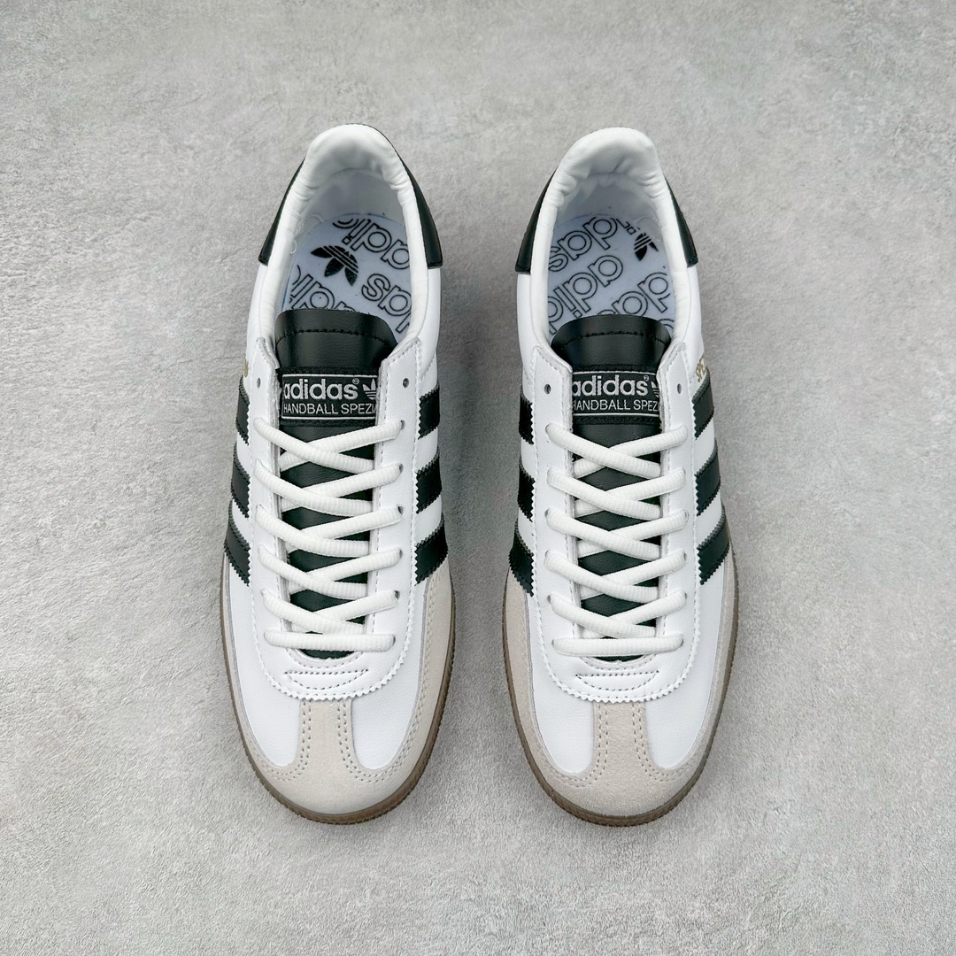 图片[2]-＃X版 AD Originals Handball SPZL 手球运动员系列百搭休闲运动板鞋 II0056 这款来自阿迪达斯的这款HANDBALL SPZL前身是一双手球运动鞋，这一次拿来复刻，所以鞋面的主要色彩选用了黑色， 鞋面外侧除了Spezial字母之外还有三叶草标志。Handball SPZL作为复古手球训练鞋与作为室内足球鞋的Samba有着异曲同工之处，但是质感更为出众的鞋身以及丰富的配色选择比起Samba来讲可以说是更胜一筹了！尺码：36 36⅔ 37⅓ 38 38⅔ 39⅓ 40 40⅔ 41⅓ 42 42⅔ 43⅓ 44 45-选品中心