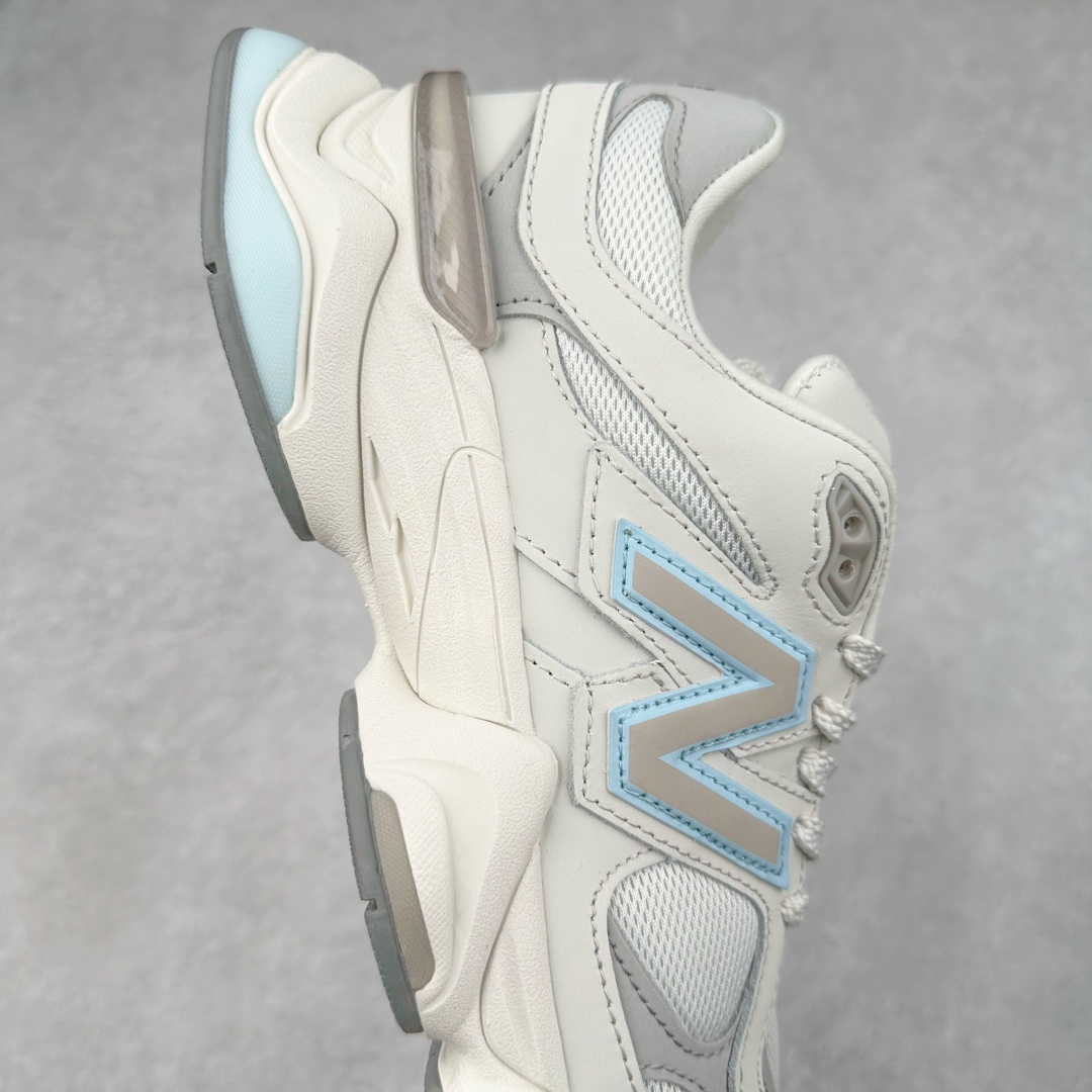 图片[6]-New Balance NB9060 复古运动鞋 新百伦又带来了新鞋型 并且是与芝加哥街头品牌 Joe Freshgoods 的联名款 鞋身主体采用了类似 990 系列的设计风格 与传统复古慢跑鞋区别不大 最大的变化就是鞋底部分 在传统设计的中底外层 增加了多个分区的模块 圆润的线条设计与我们熟悉的 New Balance 风格截然不同 但与同样充满弧形线条的鞋面搭配 看起来毫无违和感 尺码：36-45-选品中心