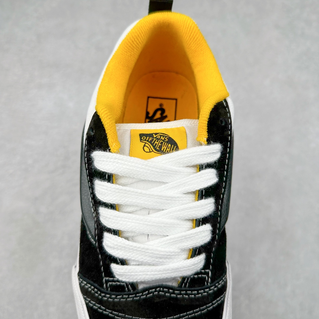 图片[5]-Vans Knu Skool 白黑黄 万斯低帮复古休闲硫化面包鞋 肥胖版大LOGO原版全皮猪八面料 货号：VN000D6CCCZ 尺码：35 36 36.5 37 38 38.5 39 40 40.5 41 42 42.5 43 44-选品中心