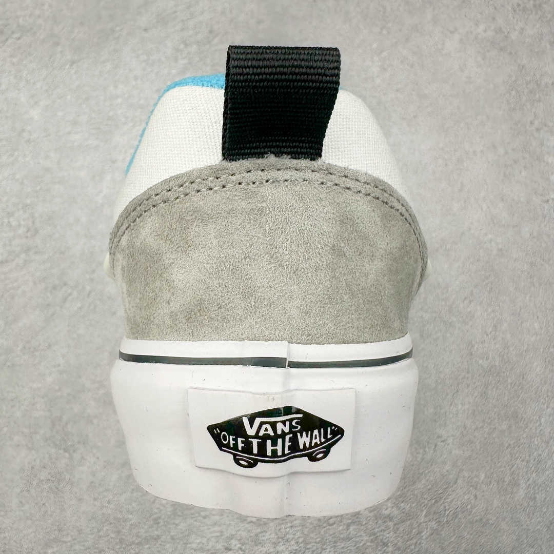 图片[7]-Vans Knu Skool 白灰蓝 万斯低帮复古休闲硫化面包鞋 肥胖版大LOGO原版全皮猪八面料 货号：VN000D6CCCZ 尺码：35 36 36.5 37 38 38.5 39 40 40.5 41 42 42.5 43 44-选品中心