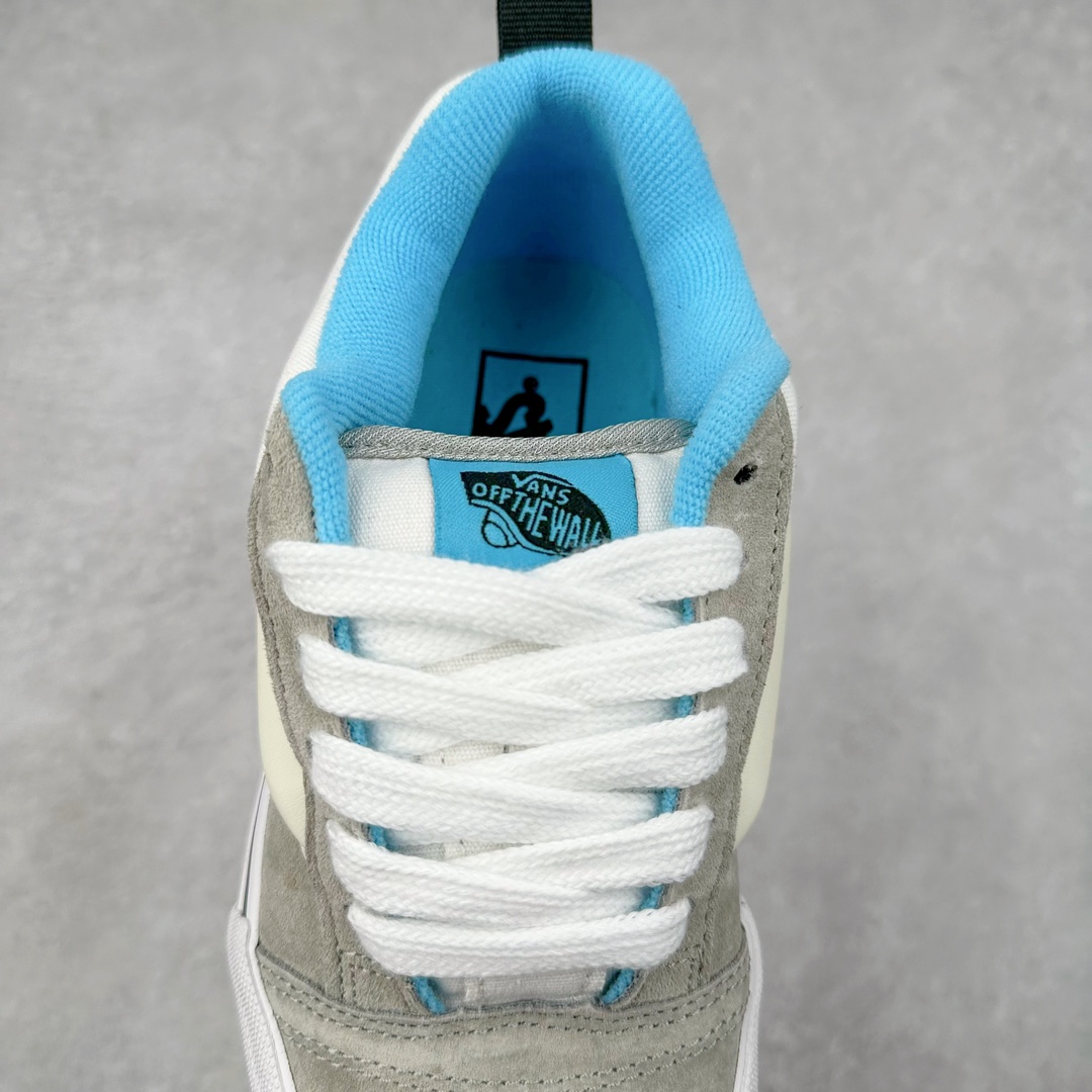 图片[4]-Vans Knu Skool 白灰蓝 万斯低帮复古休闲硫化面包鞋 肥胖版大LOGO原版全皮猪八面料 货号：VN000D6CCCZ 尺码：35 36 36.5 37 38 38.5 39 40 40.5 41 42 42.5 43 44-选品中心