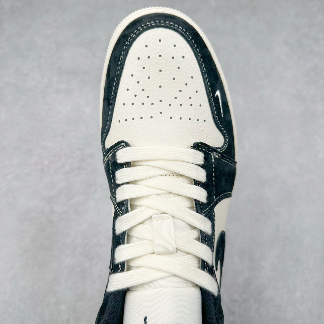 图片[4]-TS x Air Jordan AJ1 Low 倒钩低帮联名定制配色 SJ9950-033 原厂内置气垫魔块 A模大底 头层小牛皮 鞋舌AJ原厂专用牛津布+AJ专用反口珍珠布+原厂无杂质高弹内里海棉+特殊封边弹力鞋带 尺码：36 36.5 37.5 38 38.5 39 40 40.5 41 42 42.5 43 44 44.5 45 46 47.5-选品中心