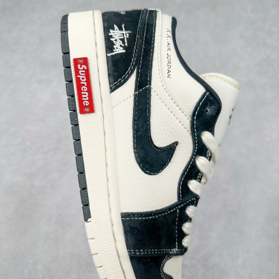 图片[6]-TS x Air Jordan AJ1 Low 倒钩低帮联名定制配色 SJ9950-033 原厂内置气垫魔块 A模大底 头层小牛皮 鞋舌AJ原厂专用牛津布+AJ专用反口珍珠布+原厂无杂质高弹内里海棉+特殊封边弹力鞋带 尺码：36 36.5 37.5 38 38.5 39 40 40.5 41 42 42.5 43 44 44.5 45 46 47.5-选品中心