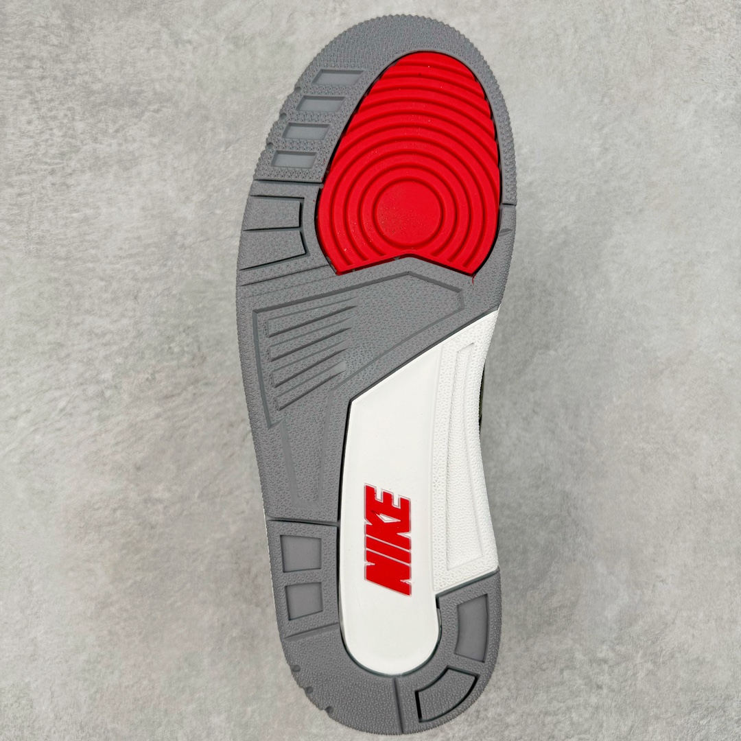 图片[9]-＃K版纯原 Air Jordan AJ3 Retro 复刻黑水泥 DN3707-010 原楦原纸板开发 确保原汁原味 原厂皮料质感色泽绝无偏差 完美中底拉帮 原厂中底钢印 原档案大底 如假白送 大底纹路 气垫通透度PU的回弹性均百分百还原 原厂电绣鞋舌飞人刺绣针数立体讲究精细欢迎对比正品原鞋 尺码：40 40.5 41 42 42.5 43 44 44.5 45 46 47.5-选品中心