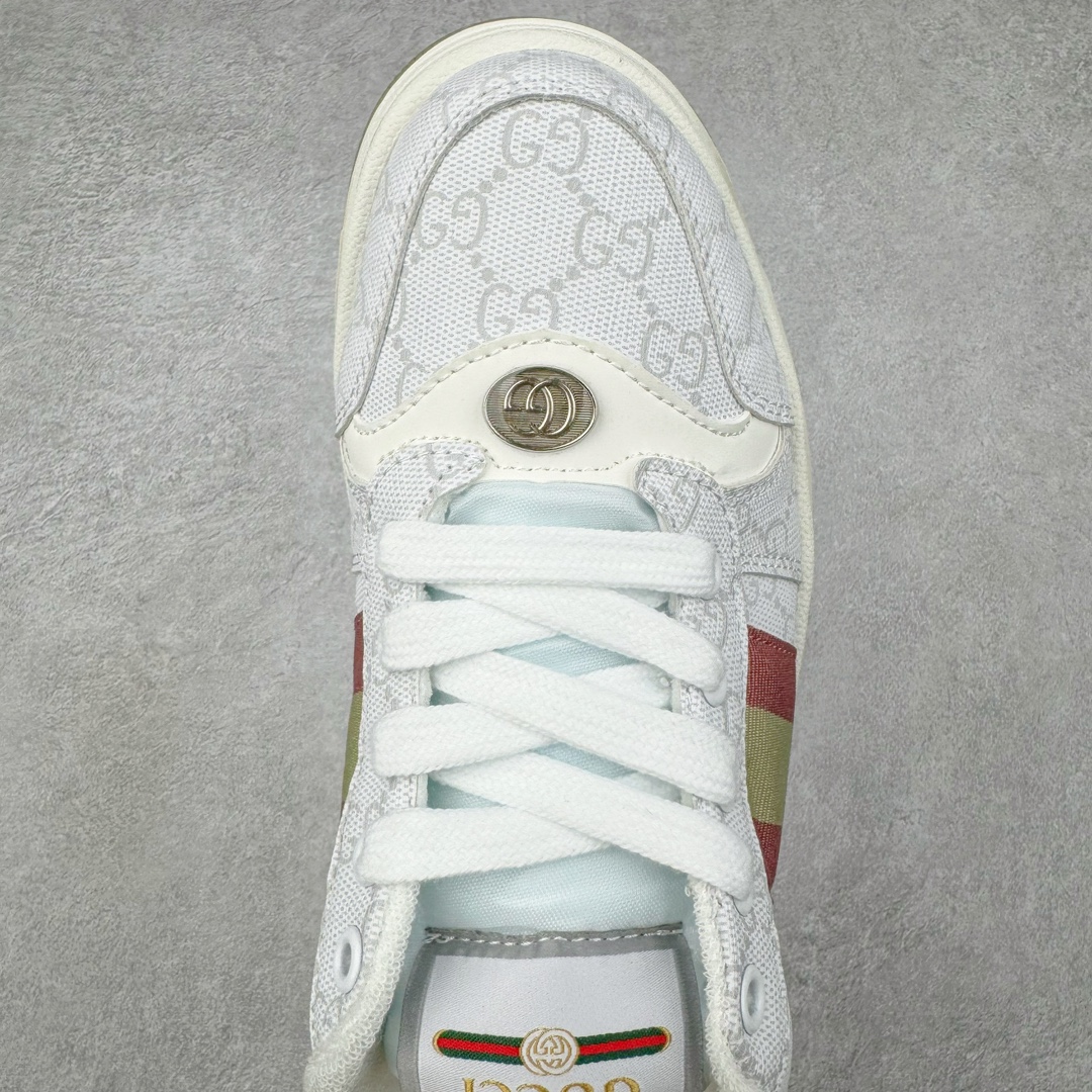 图片[4]-＃特价福利 Gucci Distressed Screener sneaker 古驰小脏鞋系列经典原型复古百搭做旧老爹板鞋/复古学院风 怀旧版 尺码：35 36 37 38 39 40 41 42 43 44 45-选品中心