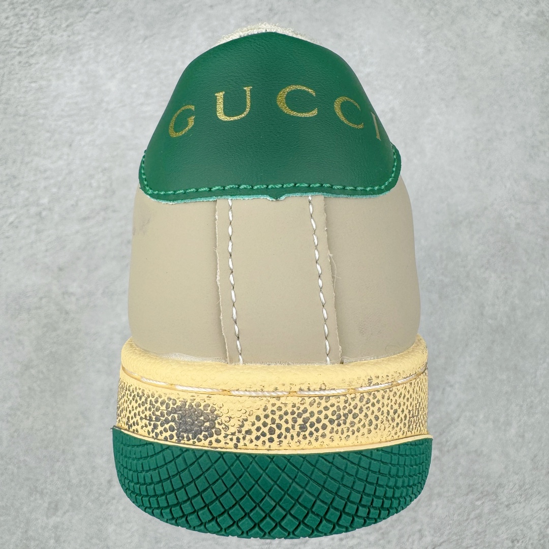 图片[8]-＃特价福利 Gucci Distressed Screener sneaker 古驰小脏鞋系列经典原型复古百搭做旧老爹板鞋/复古学院风 怀旧版 尺码：35 36 37 38 39 40 41 42 43 44 45-选品中心