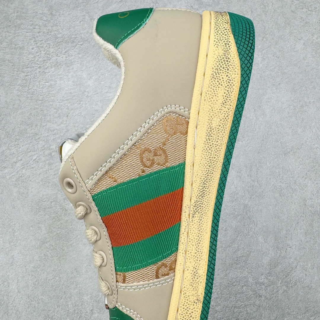图片[7]-＃特价福利 Gucci Distressed Screener sneaker 古驰小脏鞋系列经典原型复古百搭做旧老爹板鞋/复古学院风 怀旧版 尺码：35 36 37 38 39 40 41 42 43 44 45-选品中心