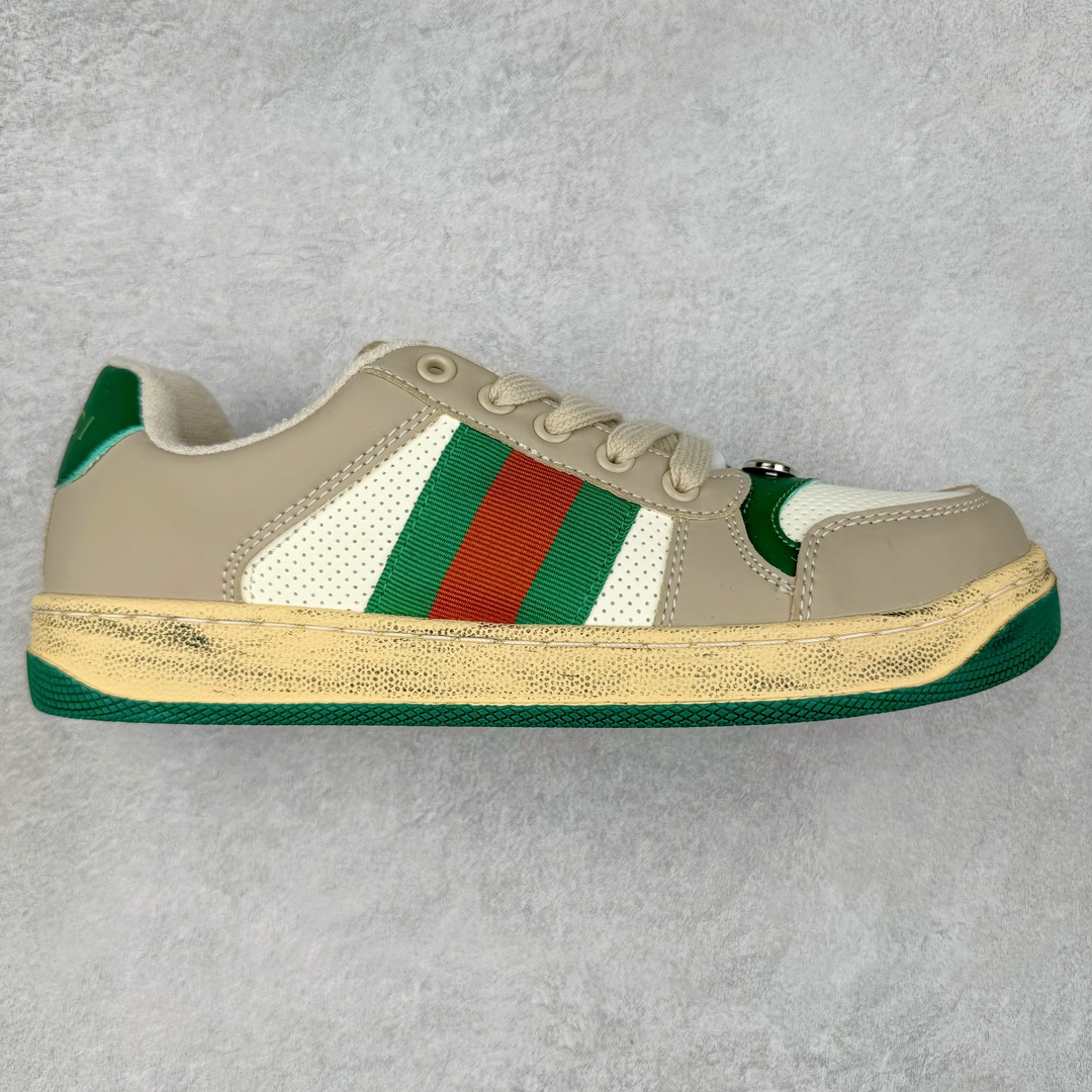 图片[8]-＃特价福利 Gucci Distressed Screener sneaker 古驰小脏鞋系列经典原型复古百搭做旧老爹板鞋/复古学院风 怀旧版 尺码：35 36 37 38 39 40 41 42 43 44 45-选品中心