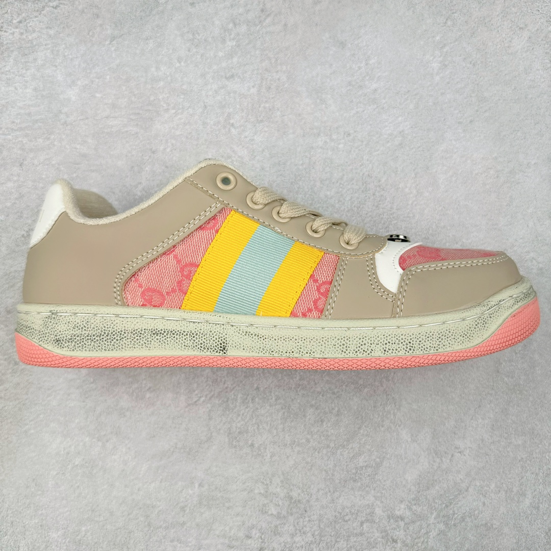 图片[6]-＃特价福利 Gucci Distressed Screener sneaker 古驰小脏鞋系列经典原型复古百搭做旧老爹板鞋/复古学院风 怀旧版 尺码：35 36 37 38 39 40 41 42 43 44 45-选品中心
