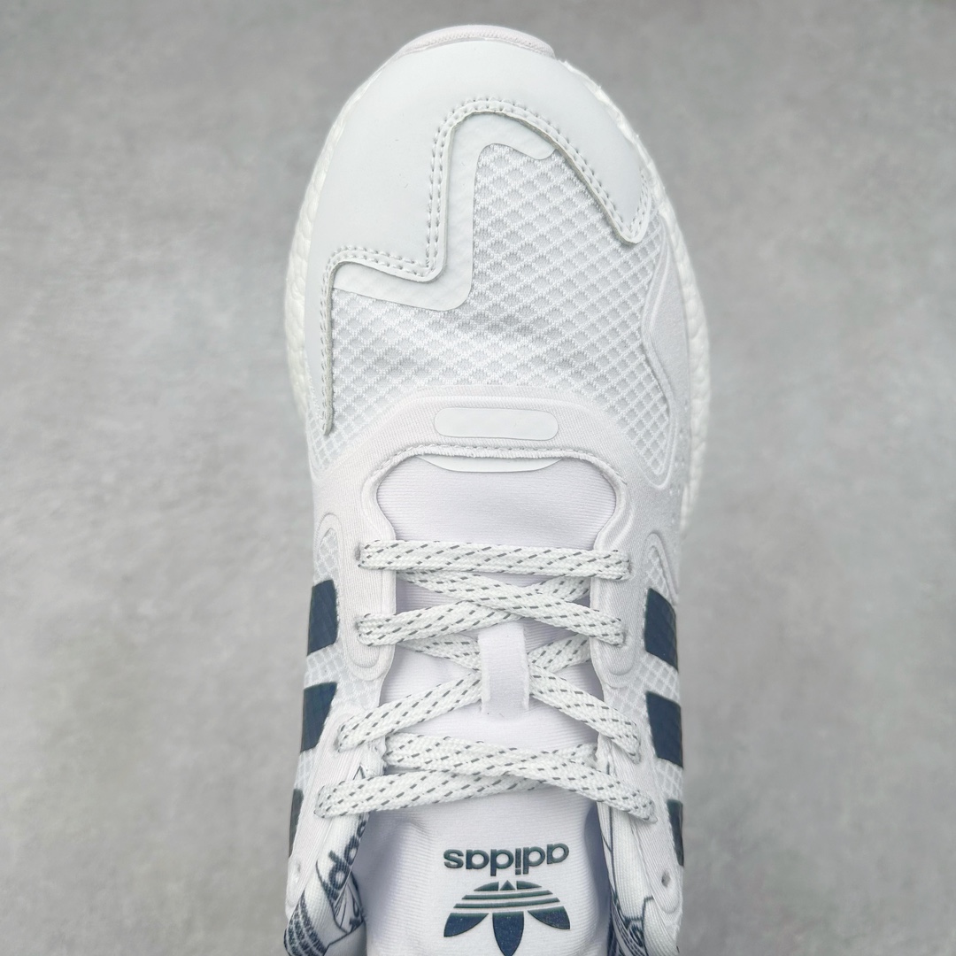 图片[4]-＃特价福利 AD Nite Jogger 2019 Boost 联名夜行者复古跑鞋 原厂材料 原厂大底 私家独模 网布搭配麂皮拼接打造鞋面 极具复古风格鞋头及鞋跟点缀3M反光设计极为亮眼中底采用全掌 Boost 科技 厚度相当可观 脚感极佳 尺码：36 36.5 37 38 38.5 39 40 40.5 41 42 42.5 43 44 44.5 45-选品中心