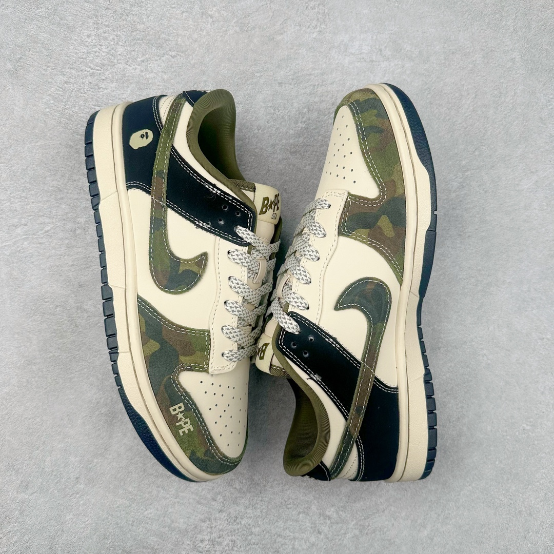 图片[3]-NK Dunk Low 定制配色 CH6336-229 大厂出品 极力推荐 原装头层材料 独家版型蒸餾加工帶來的是更好的视觉和脚感体验大厂纯原品质出货 清洁度 电绣工艺 皮料切割干净无任何毛边 细节完美 尺码：36 36.5 37.5 38 38.5 39 40 40.5 41 42 42.5 43 44 44.5 45 46 47.5-选品中心