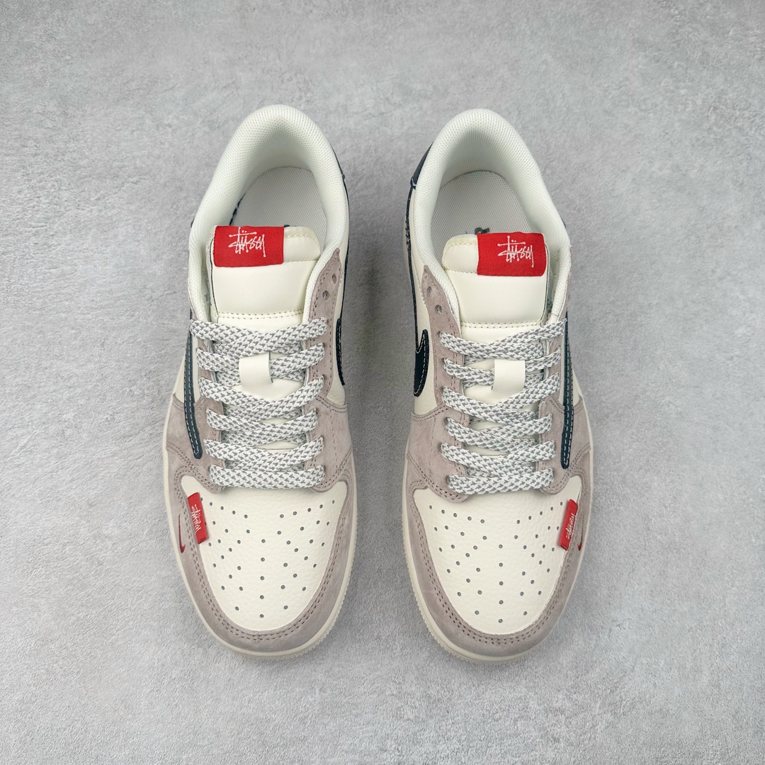 图片[2]-TS x Air Jordan AJ1 Low 倒钩低帮联名定制配色 SJ2068-131 原厂内置气垫魔块 A模大底 头层小牛皮 鞋舌AJ原厂专用牛津布+AJ专用反口珍珠布+原厂无杂质高弹内里海棉+特殊封边弹力鞋带 尺码：36 36.5 37.5 38 38.5 39 40 40.5 41 42 42.5 43 44 44.5 45 46 47.5-选品中心