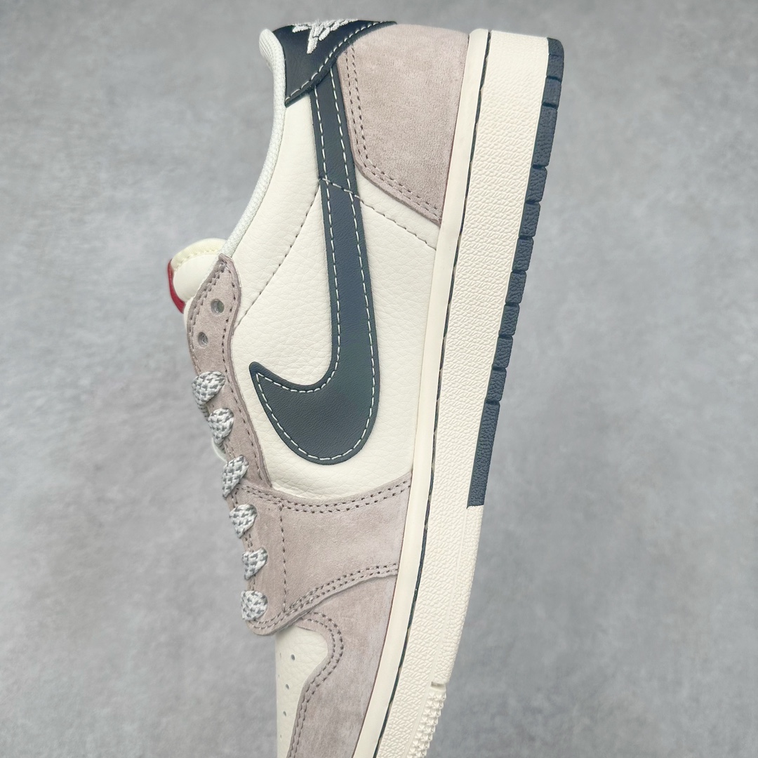 图片[7]-TS x Air Jordan AJ1 Low 倒钩低帮联名定制配色 SJ2068-131 原厂内置气垫魔块 A模大底 头层小牛皮 鞋舌AJ原厂专用牛津布+AJ专用反口珍珠布+原厂无杂质高弹内里海棉+特殊封边弹力鞋带 尺码：36 36.5 37.5 38 38.5 39 40 40.5 41 42 42.5 43 44 44.5 45 46 47.5-选品中心