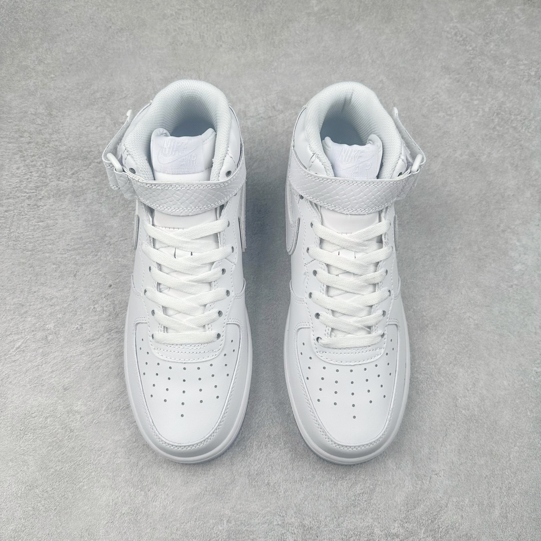 图片[2]-NK Air Force 1 Mid 空军一号中帮高帮百搭休闲运动板鞋 FN4274-100 柔软、弹性十足的缓震性能和出色的中底设计 横跨复古与现代的外型结合 造就出风靡全球三十多年的Force 1 尺码：36 36.5 37.5 38 38.5 39 40 40.5 41 42 42.5 43 44 44.5 45-选品中心