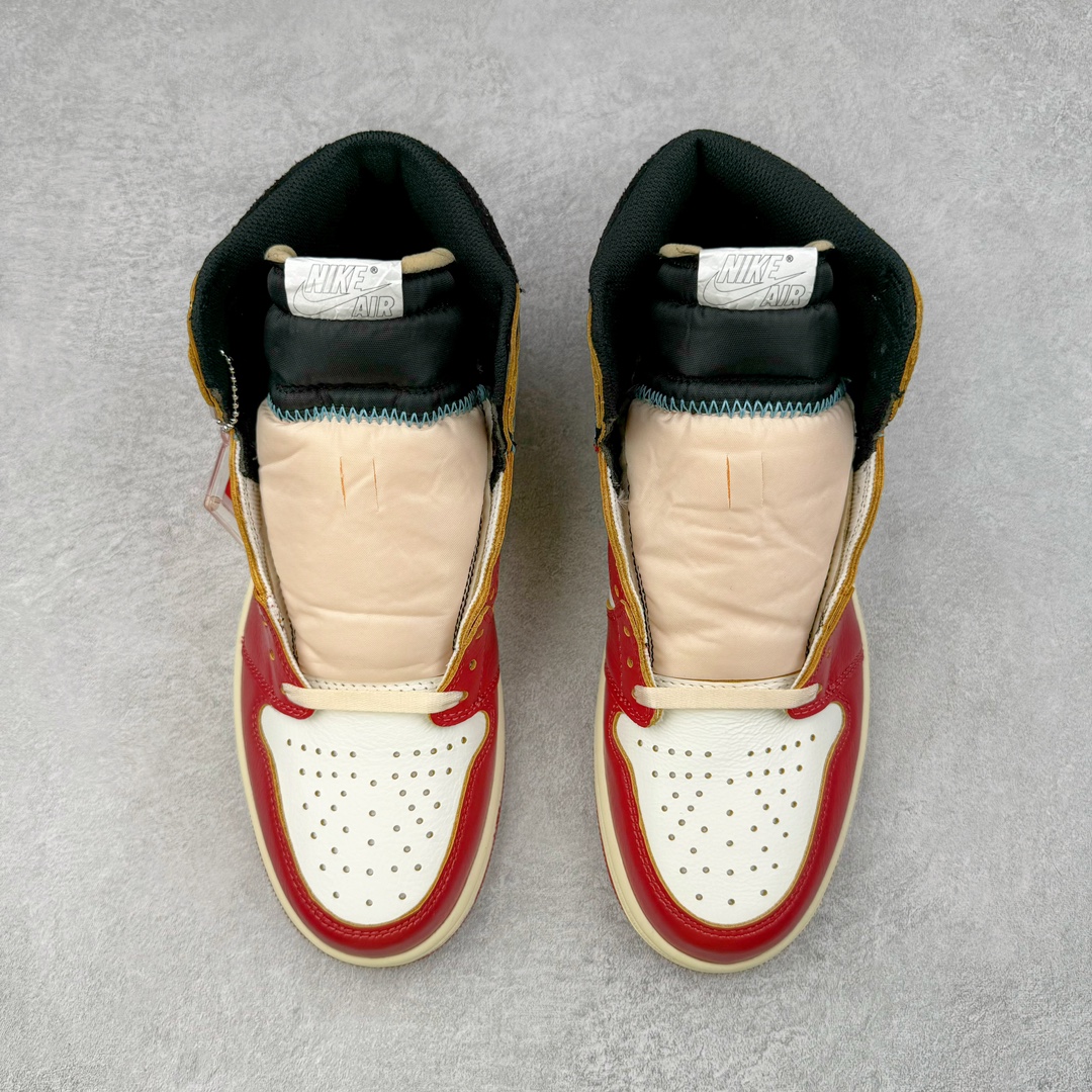 图片[2]-＃KZ神版莞产 Union x Air Jordan AJ1 Retro High NRG 联名四色拼接灰白红 HV8563-600 外贸特供批次 终端控货优势输出 新配色不断更新开发 市场中端王者 全套原纸板楦头开发 确保原汁原味 完美呈现一代版型 一比一鞋头弧度高度鞋身弧度 此版本只针对中端市场 细节品控鞋型随意秒杀市面同价位 鞋型完美 不臃肿别扭 头层皮料加持 用料绝不含糊 进口玻璃冲刀皮料裁剪零毛边 电脑针车工艺 超高鞋面清洁度 最高QC检验标准 控制溢胶瑕疵 原盒原配 飞翼3D高频深度立体 工艺方面大到整体鞋型 漏斗收腰 底线拉帮 LOGO立体程度 小到针眼排布 载片对称 冲孔效果 鞋标规范 鞋垫背胶等等 无一不是口碑收割 每双都是一个回头客 尺码：36 36.5 37.5 38 38.5 39 40 40.5 41 42 42.5 43 44 44.5 45 46 47.5-选品中心