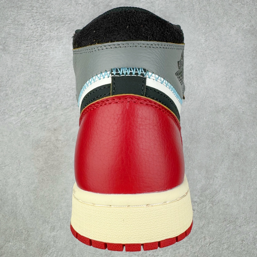 图片[8]-＃KZ神版莞产 Union x Air Jordan AJ1 Retro High NRG 联名四色拼接灰白红 HV8563-600 外贸特供批次 终端控货优势输出 新配色不断更新开发 市场中端王者 全套原纸板楦头开发 确保原汁原味 完美呈现一代版型 一比一鞋头弧度高度鞋身弧度 此版本只针对中端市场 细节品控鞋型随意秒杀市面同价位 鞋型完美 不臃肿别扭 头层皮料加持 用料绝不含糊 进口玻璃冲刀皮料裁剪零毛边 电脑针车工艺 超高鞋面清洁度 最高QC检验标准 控制溢胶瑕疵 原盒原配 飞翼3D高频深度立体 工艺方面大到整体鞋型 漏斗收腰 底线拉帮 LOGO立体程度 小到针眼排布 载片对称 冲孔效果 鞋标规范 鞋垫背胶等等 无一不是口碑收割 每双都是一个回头客 尺码：36 36.5 37.5 38 38.5 39 40 40.5 41 42 42.5 43 44 44.5 45 46 47.5-选品中心