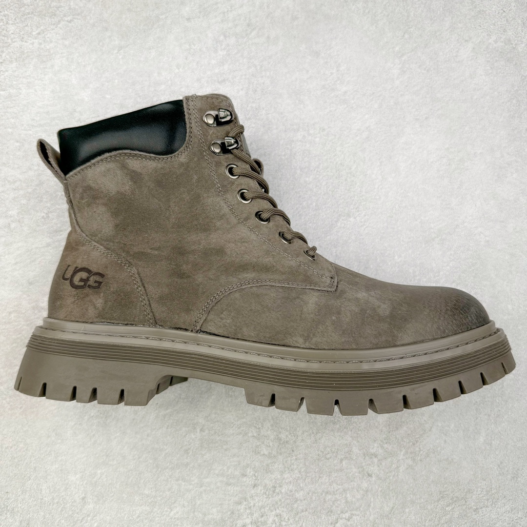 UGG 2024秋冬新品（羊羔毛一体内里 保暖锁热🔥）秋冬必备 户外中帮休闲马丁靴雪地靴系列 广东大厂品质 24ss秋冬新款 时尚潮流搭配 面料釆用意大利进口磨砂牛皮 全鞋真牛皮材料 大底到五金都是代工厂原材料制作 好货不杀猪 首单质量严格把控 全套官网统一包装 今年冬季防寒户外专用产品 日常随意搭配 型男必备‼美国轻奢品牌【UGG】Tasman Weather Hybrid 塔斯曼混合系列中帮轻量休闲马丁靴“ 尺码：39-44（比运动鞋大一码）-选品中心