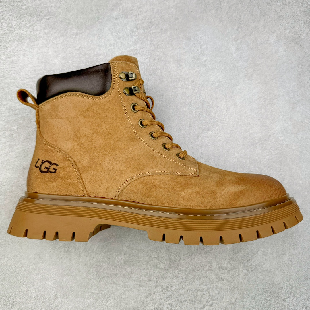 UGG 2024秋冬新品（羊羔毛一体内里 保暖锁热🔥）秋冬必备 户外中帮休闲马丁靴雪地靴系列 广东大厂品质 24ss秋冬新款 时尚潮流搭配 面料釆用意大利进口磨砂牛皮 全鞋真牛皮材料 大底到五金都是代工厂原材料制作 好货不杀猪 首单质量严格把控 全套官网统一包装 今年冬季防寒户外专用产品 日常随意搭配 型男必备‼美国轻奢品牌【UGG】Tasman Weather Hybrid 塔斯曼混合系列中帮轻量休闲马丁靴“ 尺码：39-44（比运动鞋大一码）-选品中心