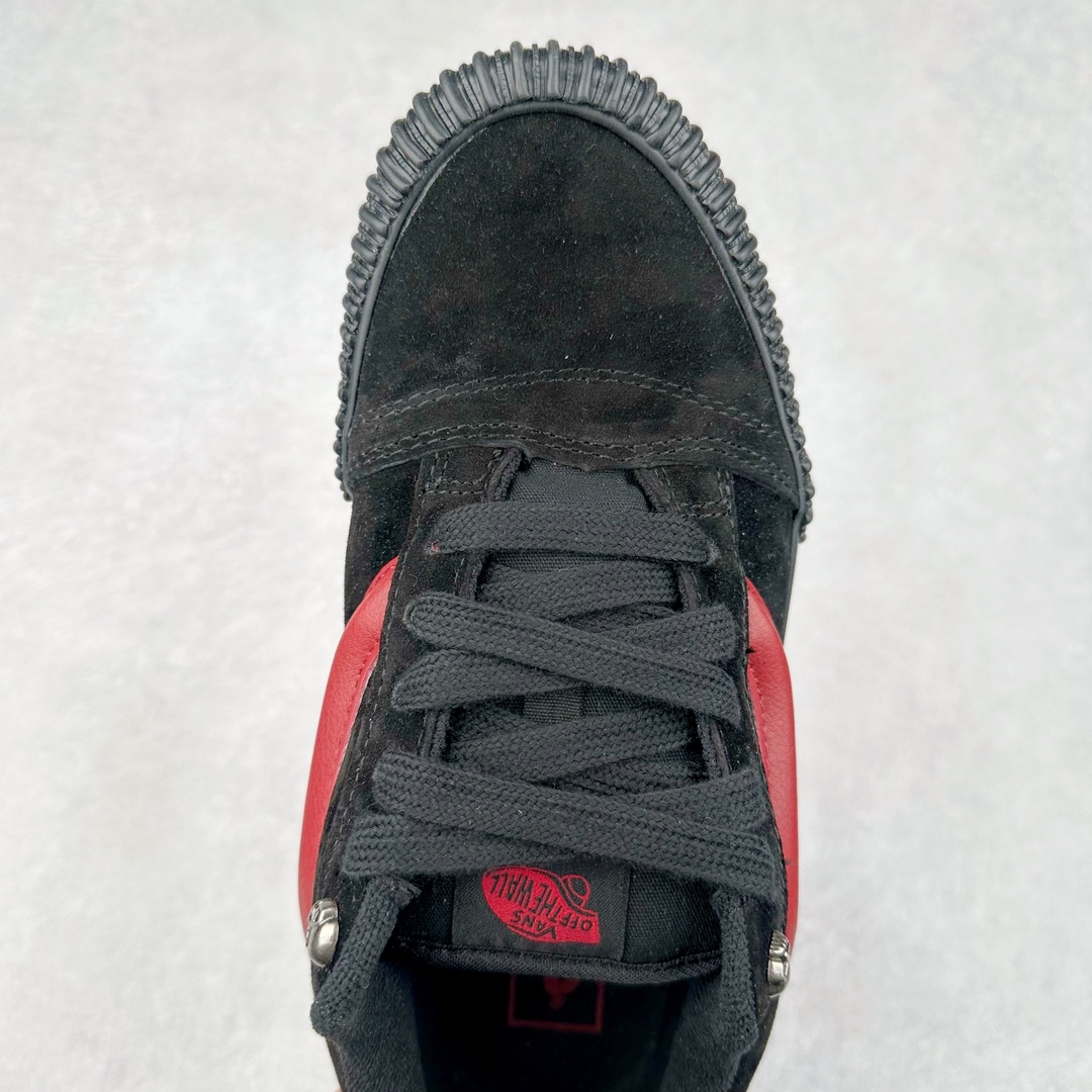 图片[4]-Vans Knu Skool 黑红 万斯低帮复古休闲硫化面包鞋 肥胖版大LOGO原版全皮猪八面料 尺码：35 36 36.5 37 38 38.5 39 40 40.5 41 42 42.5 43 44 45-选品中心