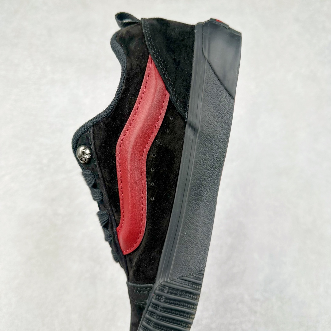 图片[7]-Vans Knu Skool 黑红 万斯低帮复古休闲硫化面包鞋 肥胖版大LOGO原版全皮猪八面料 尺码：35 36 36.5 37 38 38.5 39 40 40.5 41 42 42.5 43 44 45-选品中心