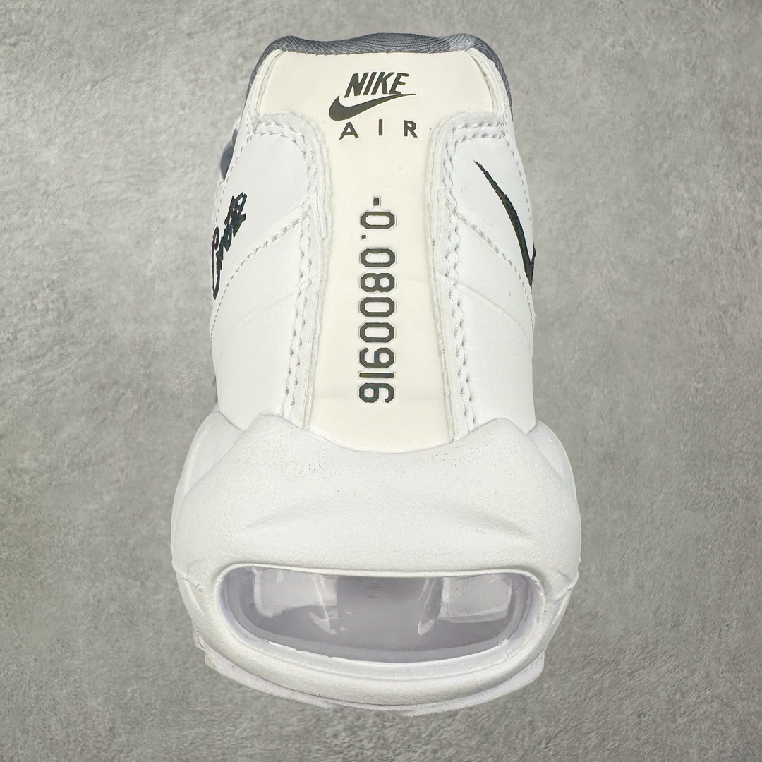 图片[8]-＃MX版 NK Air Max 95 复古减震气垫跑鞋 经典重温 FB2709-006 外单专供大厂出品 品质稳定 一百余色 终端操作 鞋款设计灵感源于人体构造 中底设计基于人体的脊柱构造 是整体设计的核心 尼龙孔眼代表了肋骨 而分层式面板和网眼象征着肌肉纤维和肉体组织 Air Max 95采用了两个独立的吹塑成型的Air-Sole单元 并首次在前掌使用可视化气垫设计 Swoosh logo夜当作一个 点符号放在了鞋子的后帮位置 20年的发展让 AIR MAX 95有了不同的故事 20年后再度面向世人的时候 焕然一新的面貌 让人有了另外一种清新脱俗的感觉 尺码：39 40 40.5 41 42 42.5 43 44 44.5 45 46 47.5 48-选品中心