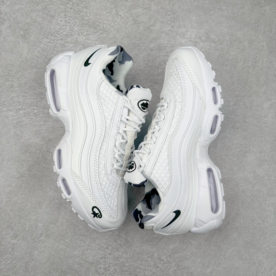 图片[3]-＃MX版 NK Air Max 95 复古减震气垫跑鞋 经典重温 FB2709-006 外单专供大厂出品 品质稳定 一百余色 终端操作 鞋款设计灵感源于人体构造 中底设计基于人体的脊柱构造 是整体设计的核心 尼龙孔眼代表了肋骨 而分层式面板和网眼象征着肌肉纤维和肉体组织 Air Max 95采用了两个独立的吹塑成型的Air-Sole单元 并首次在前掌使用可视化气垫设计 Swoosh logo夜当作一个 点符号放在了鞋子的后帮位置 20年的发展让 AIR MAX 95有了不同的故事 20年后再度面向世人的时候 焕然一新的面貌 让人有了另外一种清新脱俗的感觉 尺码：39 40 40.5 41 42 42.5 43 44 44.5 45 46 47.5 48-选品中心