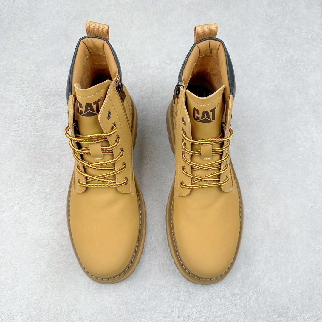 图片[2]-＃特价福利 CAT卡特 硬汉推土机品牌经典百搭户外休闲大黄靴系列 广东大厂品质 24ss秋冬新款 常年主打 时尚潮流搭配 面料釆用意大利进口磨砂牛皮 全鞋真牛皮材料 大底到五金都是代工厂原材料制作 好货不杀猪 首单质量严格把控 全套官网统一包装 今年冬季防寒户外专用 日常随意搭配 型男必备 尺码：38 39 40 41 42 43 44 (偏大一码)-选品中心