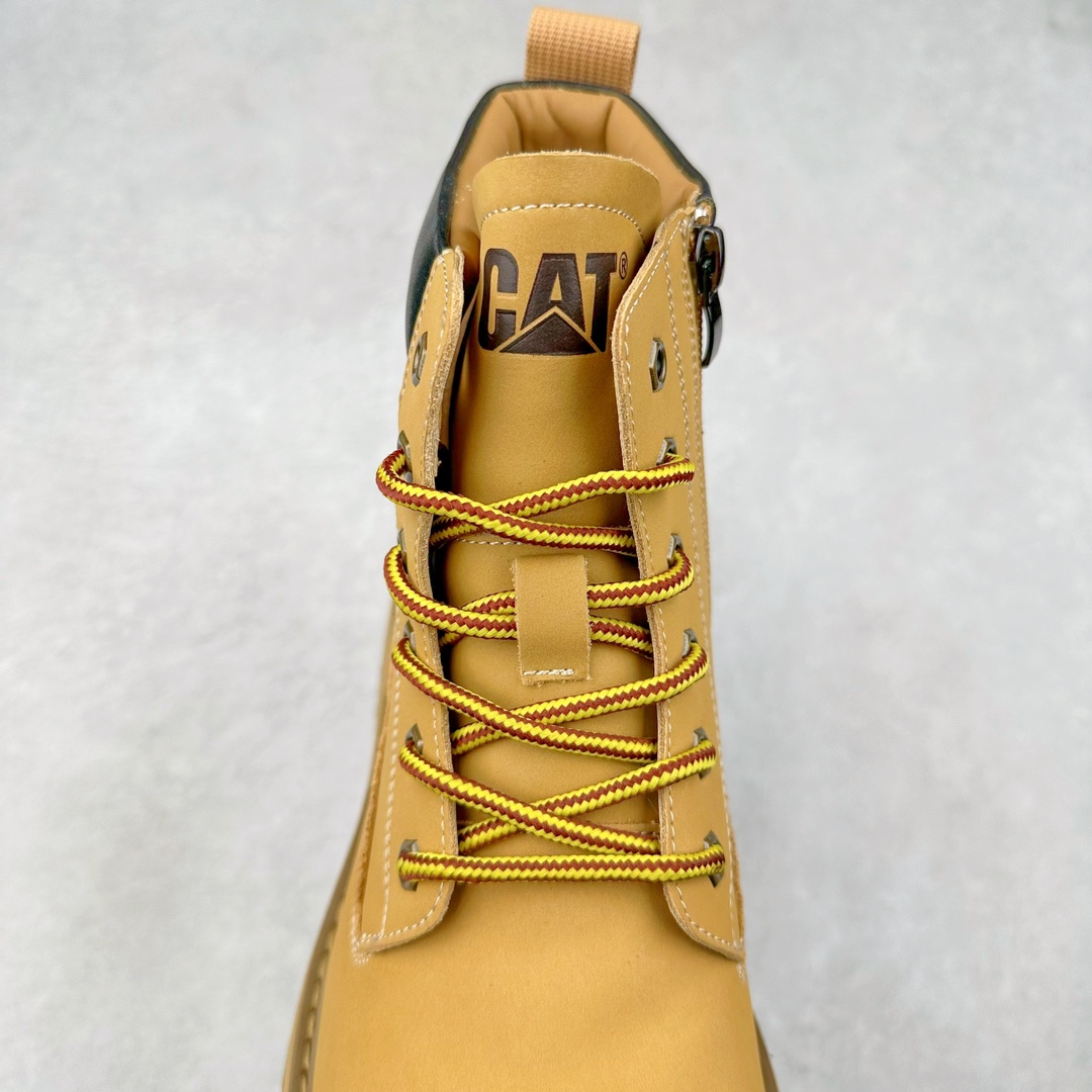 图片[5]-＃特价福利 CAT卡特 硬汉推土机品牌经典百搭户外休闲大黄靴系列 广东大厂品质 24ss秋冬新款 常年主打 时尚潮流搭配 面料釆用意大利进口磨砂牛皮 全鞋真牛皮材料 大底到五金都是代工厂原材料制作 好货不杀猪 首单质量严格把控 全套官网统一包装 今年冬季防寒户外专用 日常随意搭配 型男必备 尺码：38 39 40 41 42 43 44 (偏大一码)-选品中心