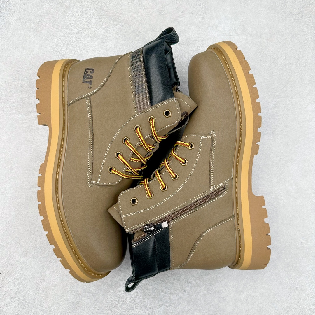 图片[3]-＃特价福利 CAT卡特 硬汉推土机品牌经典百搭户外休闲大黄靴系列 广东大厂品质 24ss秋冬新款 常年主打 时尚潮流搭配 面料釆用意大利进口磨砂牛皮 全鞋真牛皮材料 大底到五金都是代工厂原材料制作 好货不杀猪 首单质量严格把控 全套官网统一包装 今年冬季防寒户外专用 日常随意搭配 型男必备 尺码：38 39 40 41 42 43 44 (偏大一码)-选品中心