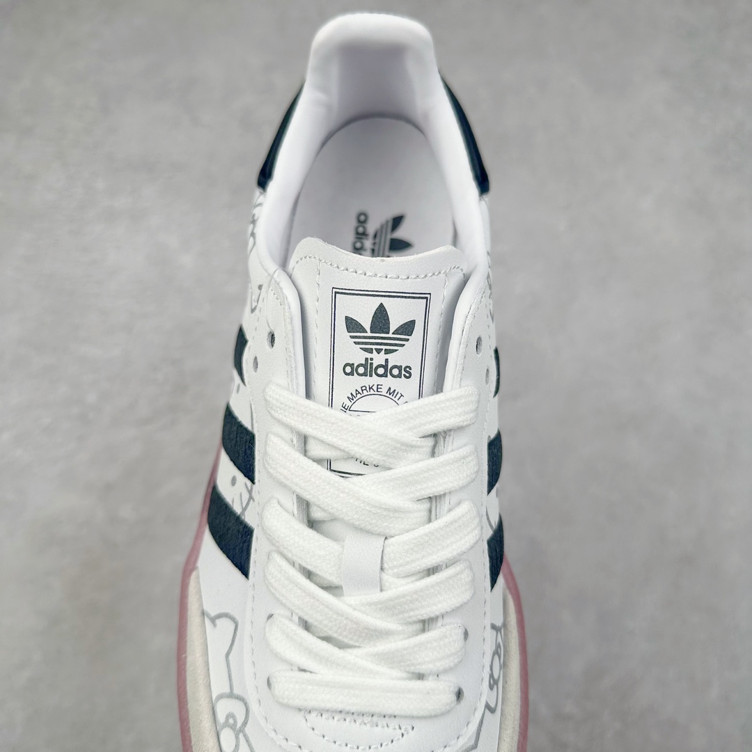 图片[5]-AD Samba XLG 桑巴舞加大厚底版系列德训风百搭松糕休闲运动板鞋生胶底 IG4450 自Originals Samba成功借势Blokecore风潮一跃成为街头巷尾的焦点鞋款后,不论是围绕Samba本身打造的各式「变种版本」,还是以Samba为蓝本打造联名鞋款,都成为了时尚潮流人士日常穿搭首选。Samba XLG是adidas Originals不断扩展XLG系列的一部分,旨在与年轻文化相契合,迎合那些希望通过个性时尚表达自我而不愿牺牲舒适度的年轻群体。街头时尚领域的Gen Z特别偏爱宽松的穿着风格。Samba XLG针对这一点做了创新。它在延续Samba OG经典设计的基础上,迎合年轻群体的穿着习惯,重塑为宽大的鞋身比例轮廓以及加厚中底,让消费者轻松展示自己独特的风格。全新的Samba XLG系列不仅迎合了当下年轻群体的穿搭习惯,加宽了鞋身比例以及将中底进一步增厚,在视觉比例上更加饱满,同时还保留了经典Samba的细节,这样一来,鞋迷朋友在穿搭上不仅能更加个性化,而且还能延续一定的复古感受。尺码：36 36⅔ 37⅓ 38 38⅔ 39⅓ 40 40⅔ 41⅓ 42 42⅔ 43⅓ 44 45-选品中心